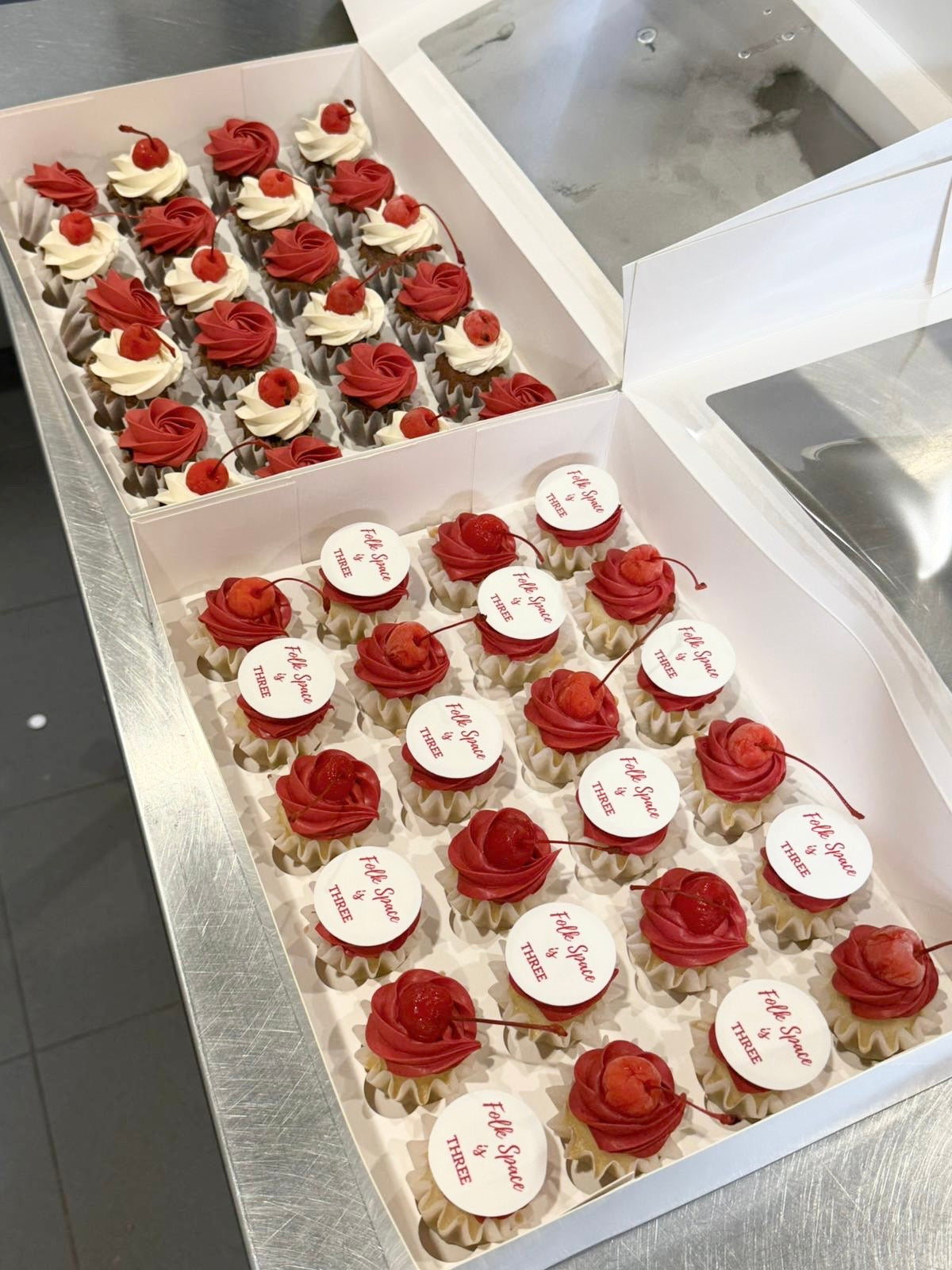 Cupcakes with Discs (Bite-Size) - From $80