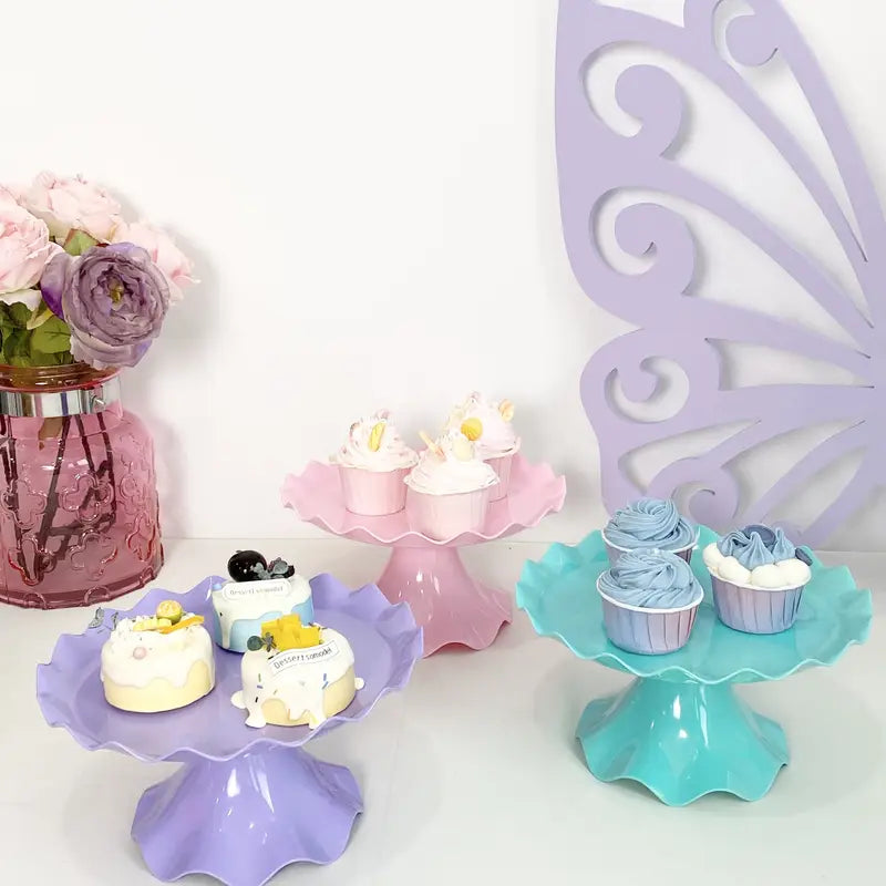 Wavy Cake Stand (For 4", 5" & pop cakes) - $22