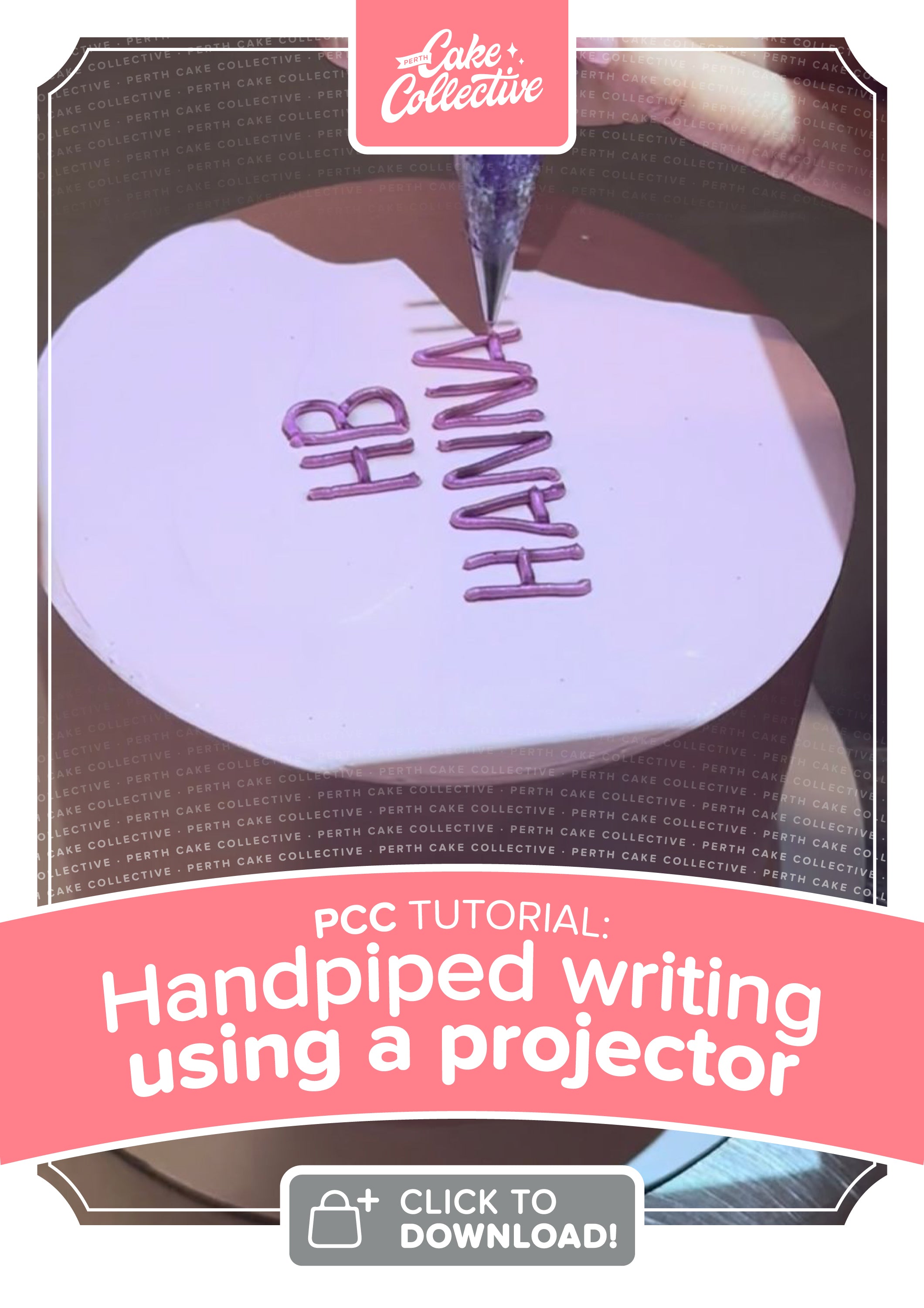 Hand-Piped Writing with a Projector – Tutorial - $22