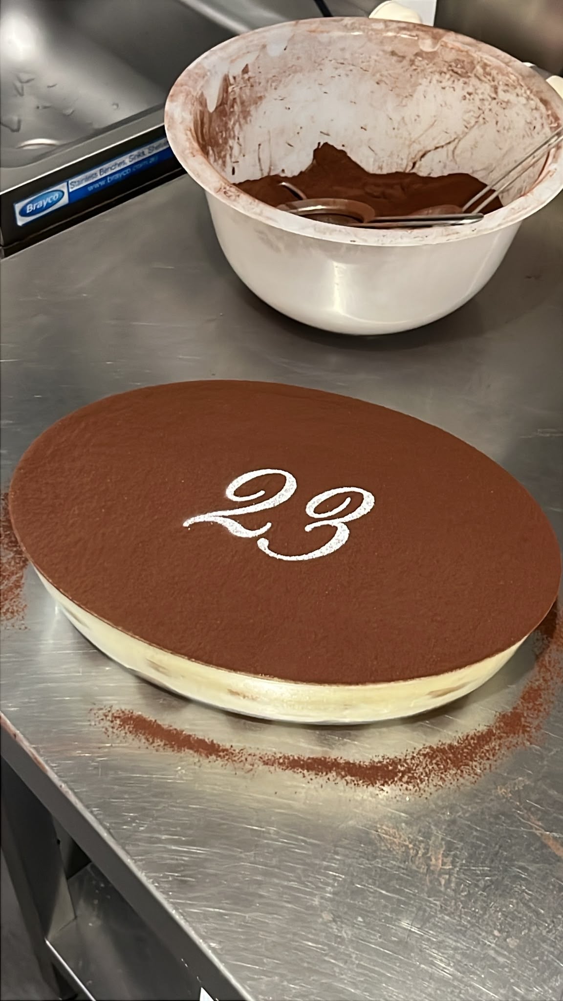 25cm Oval Tiramisu Glass Tray
