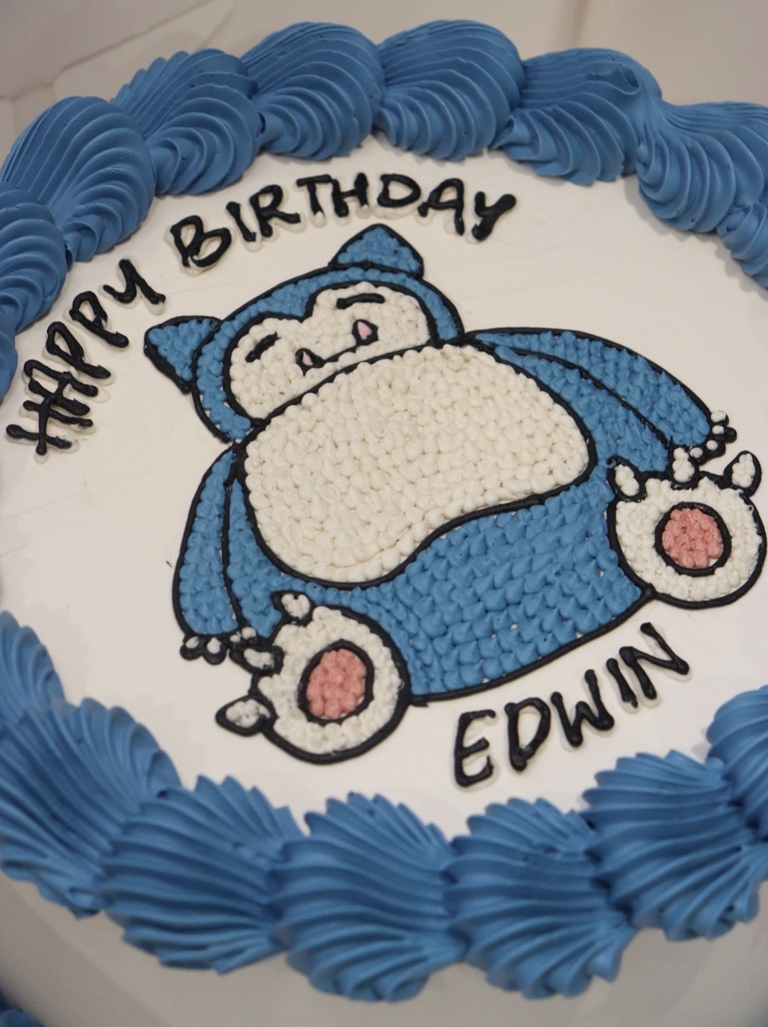 Piped Artwork Retro Cake - From $160
