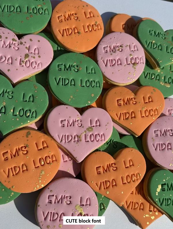 Custom Cookies (Min. of 20) - From $4.50