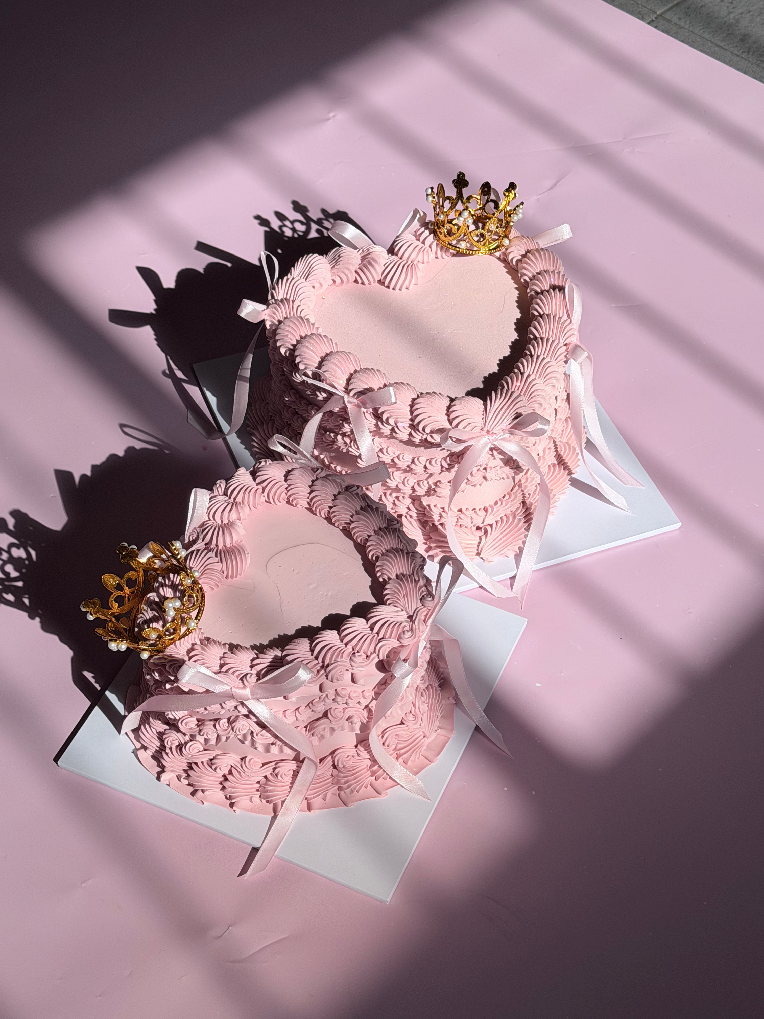 OTT Frilly Retro Cake - From $270 (6+ rows of piping, multi-coloured)