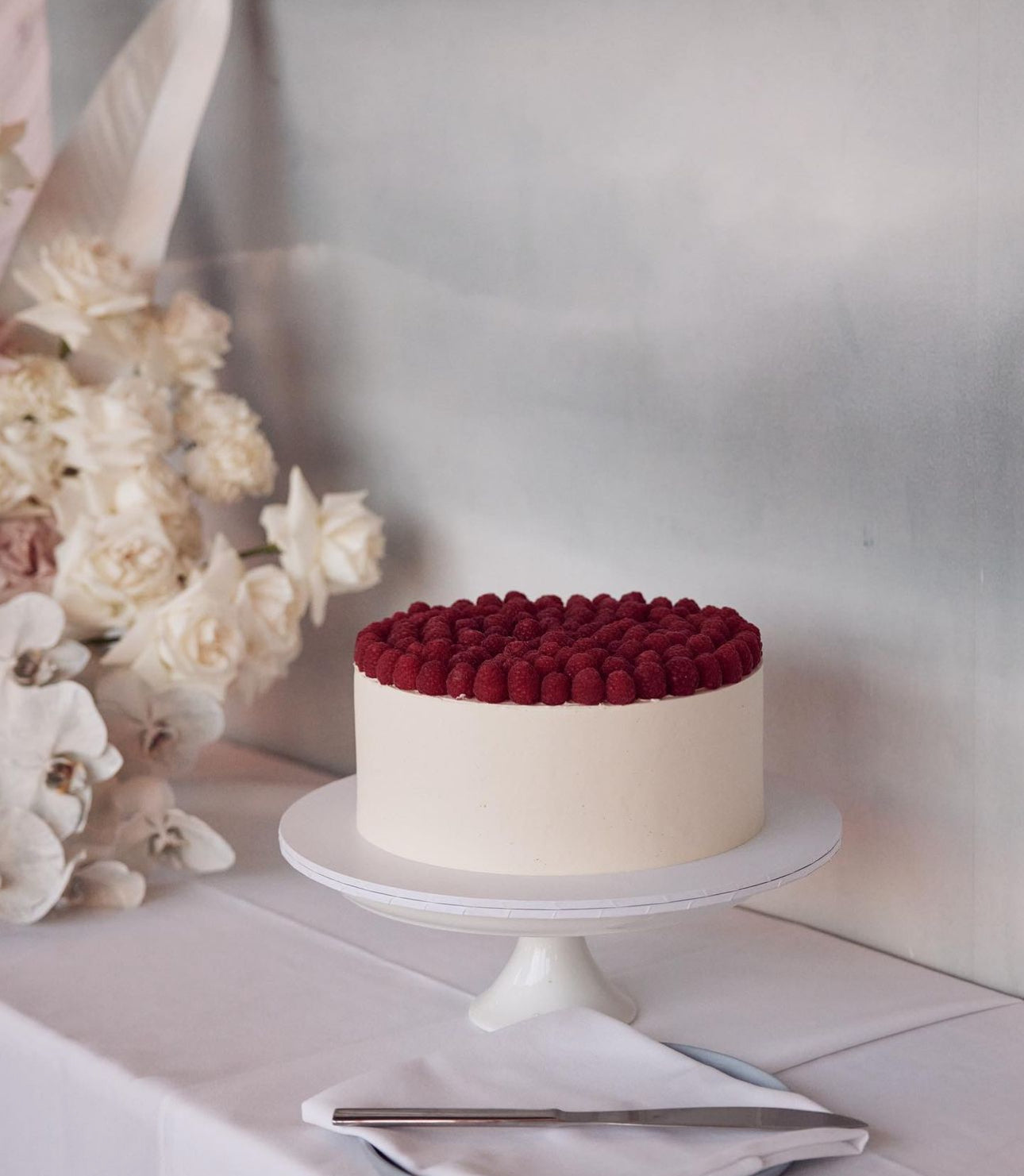 Fresh Raspberry Cake - From $150