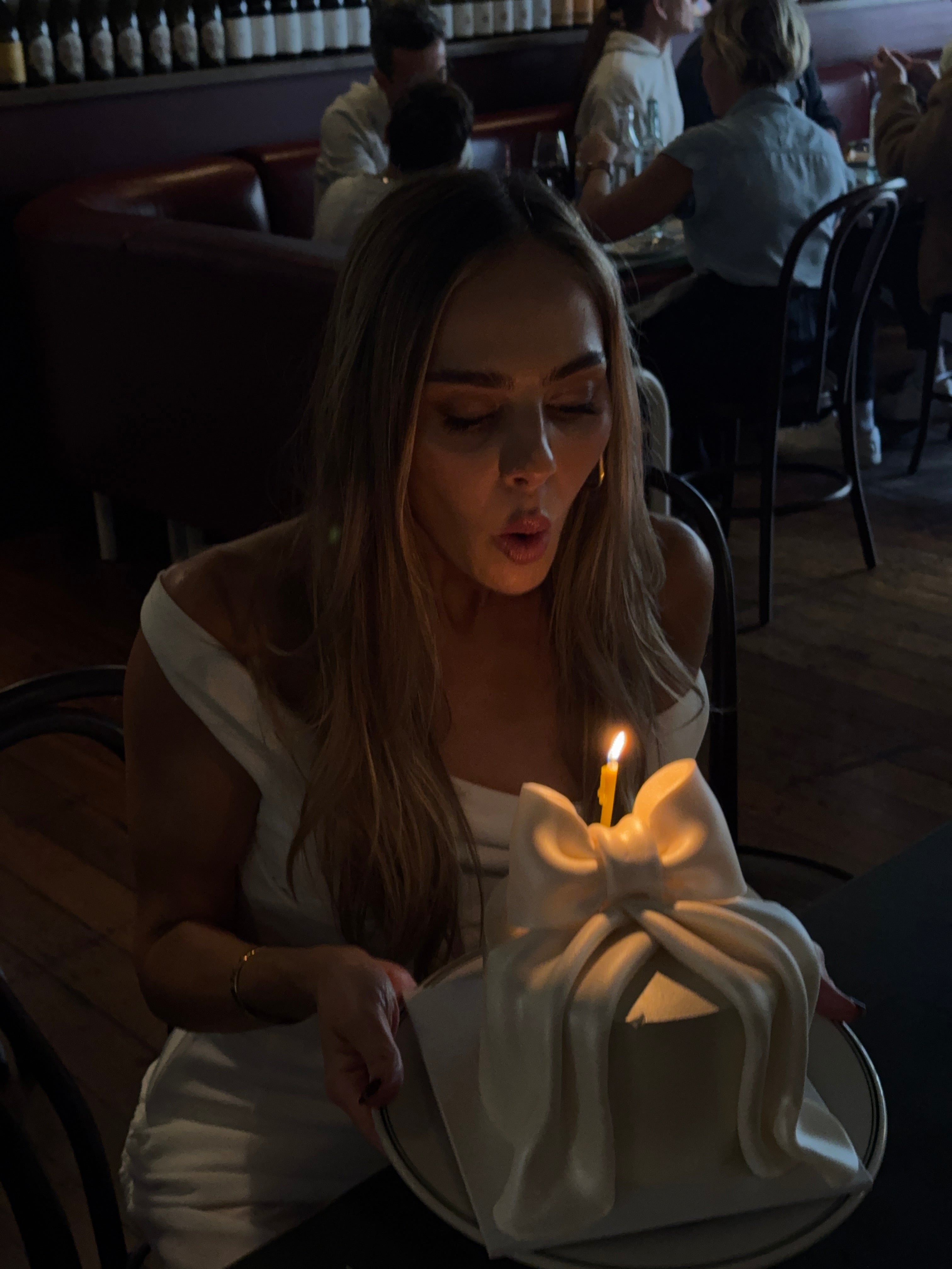 Shimmering Fondant Bow Cake - From $190