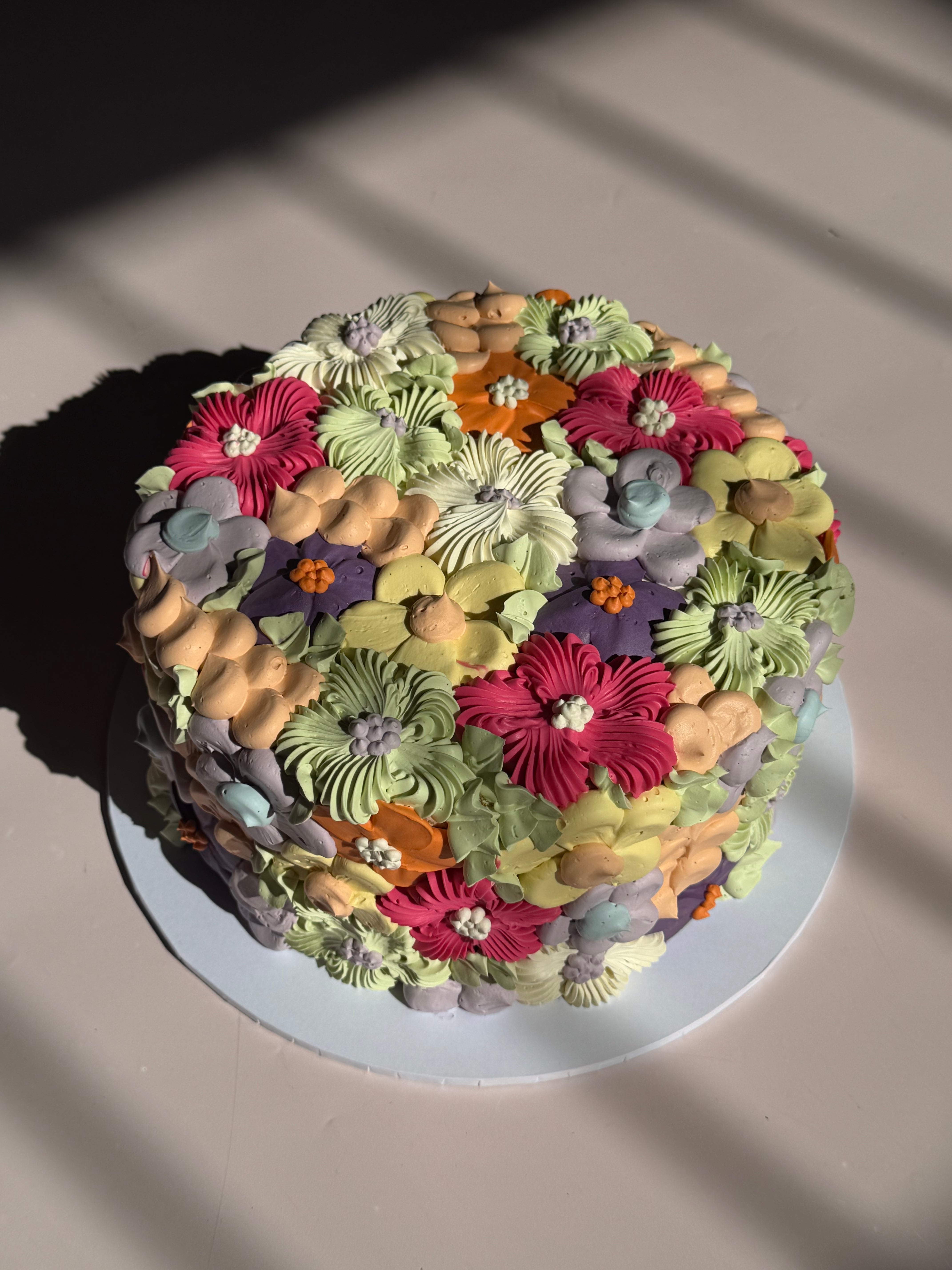 Buttercream Garden Bloom Cake - From $220
