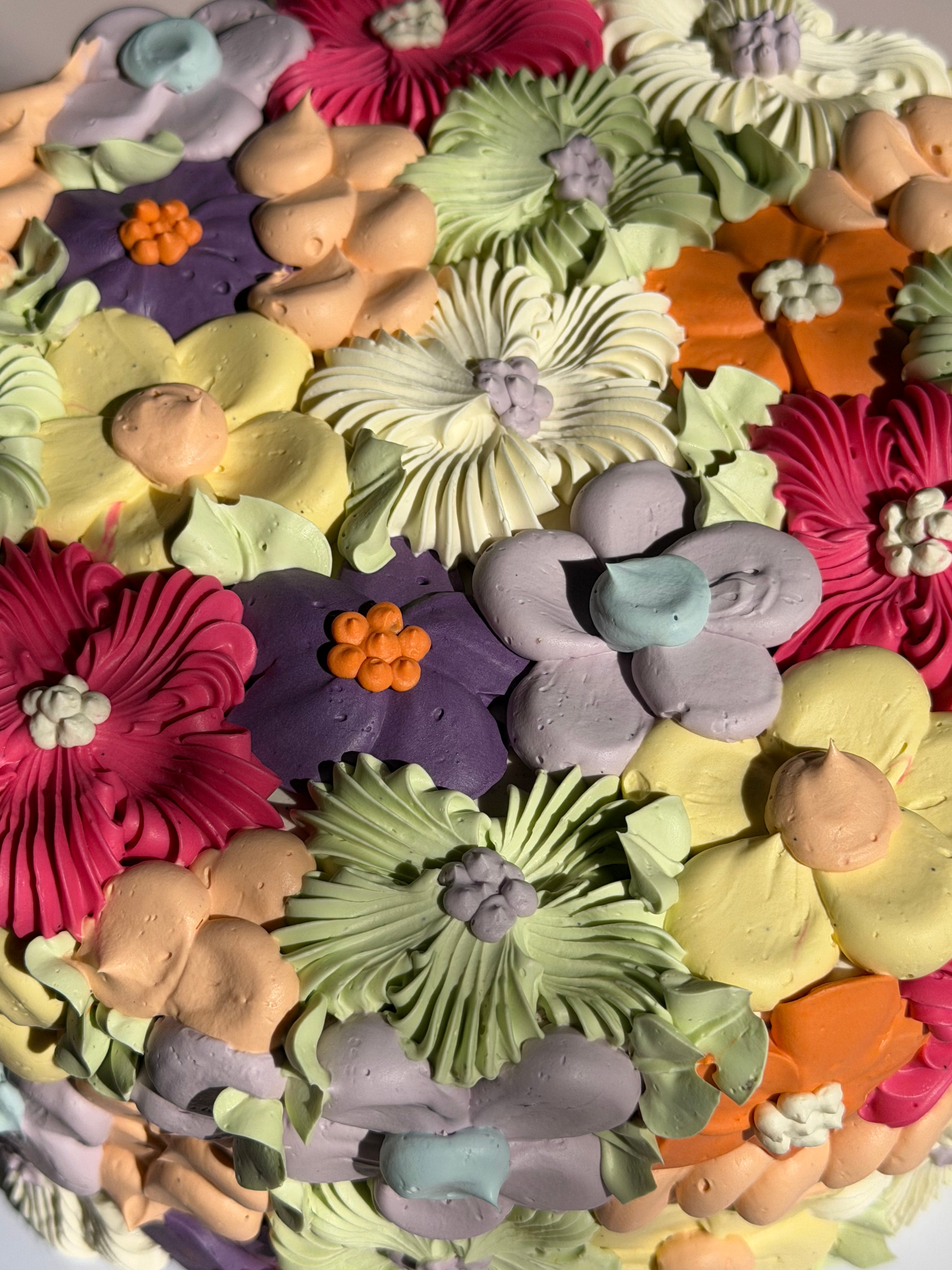 Buttercream Garden Bloom Cake - From $220