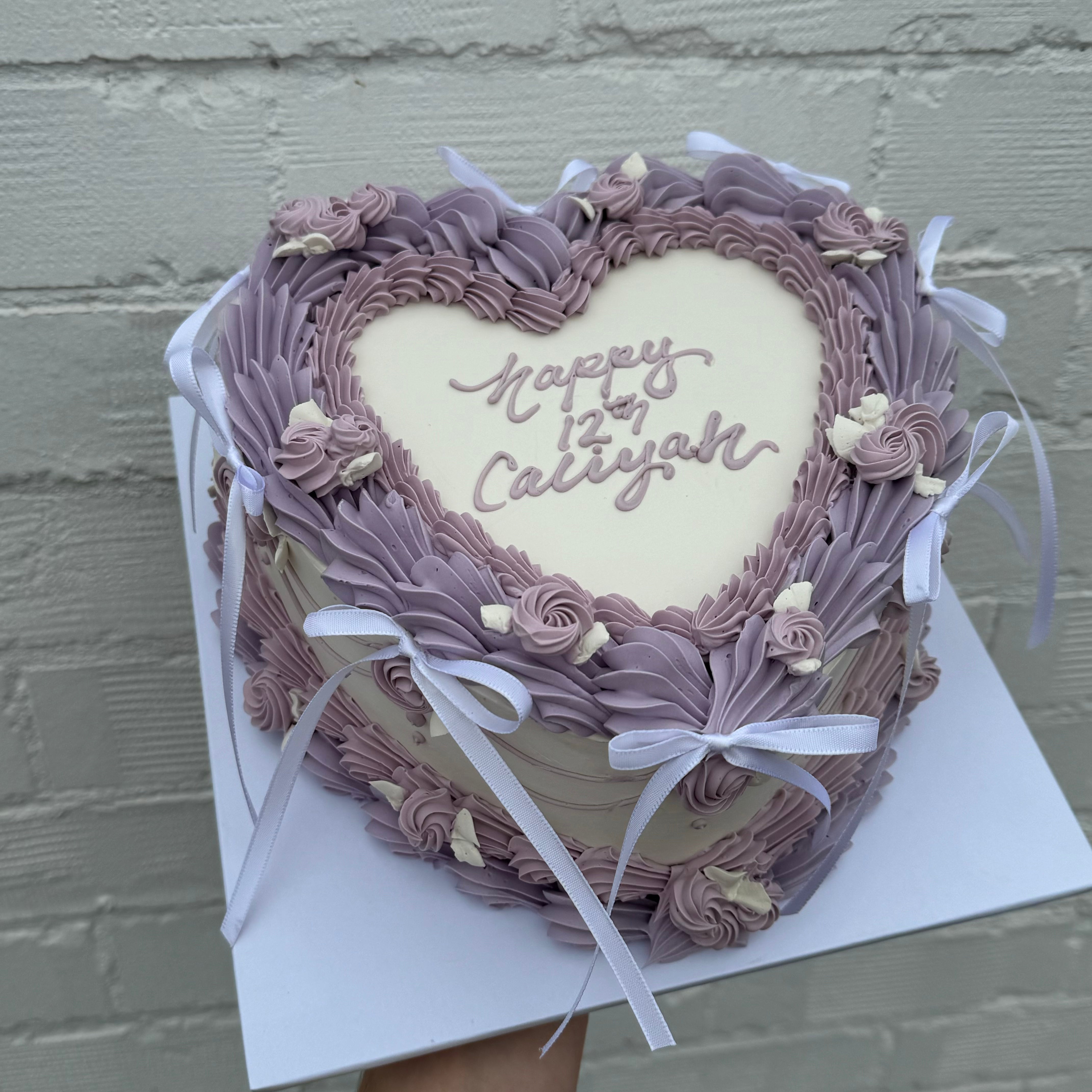 OTT Frilly Retro Cake - From $270 (6+ rows of piping, multi-coloured)
