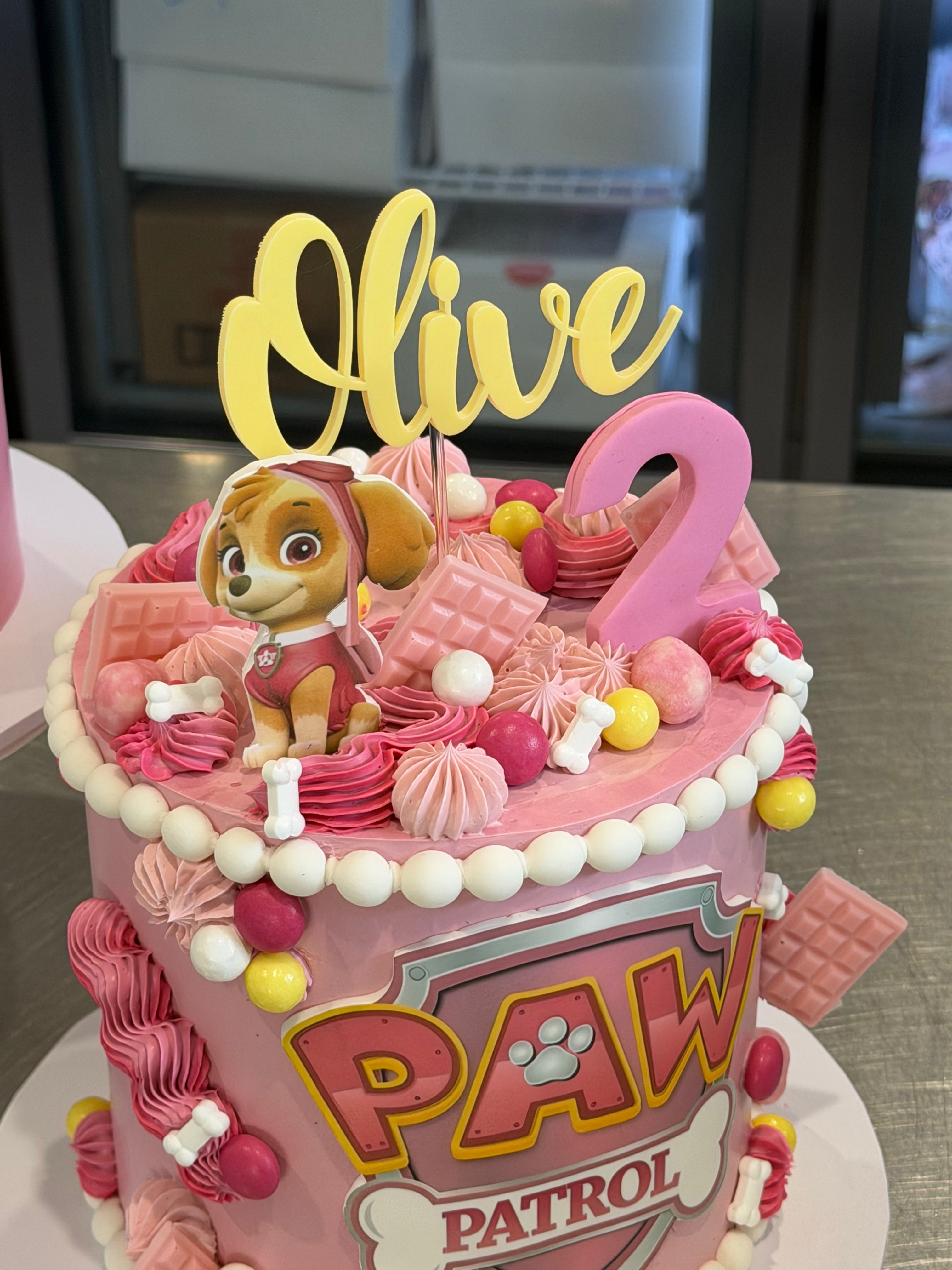 Pink Paw Cake - From $200