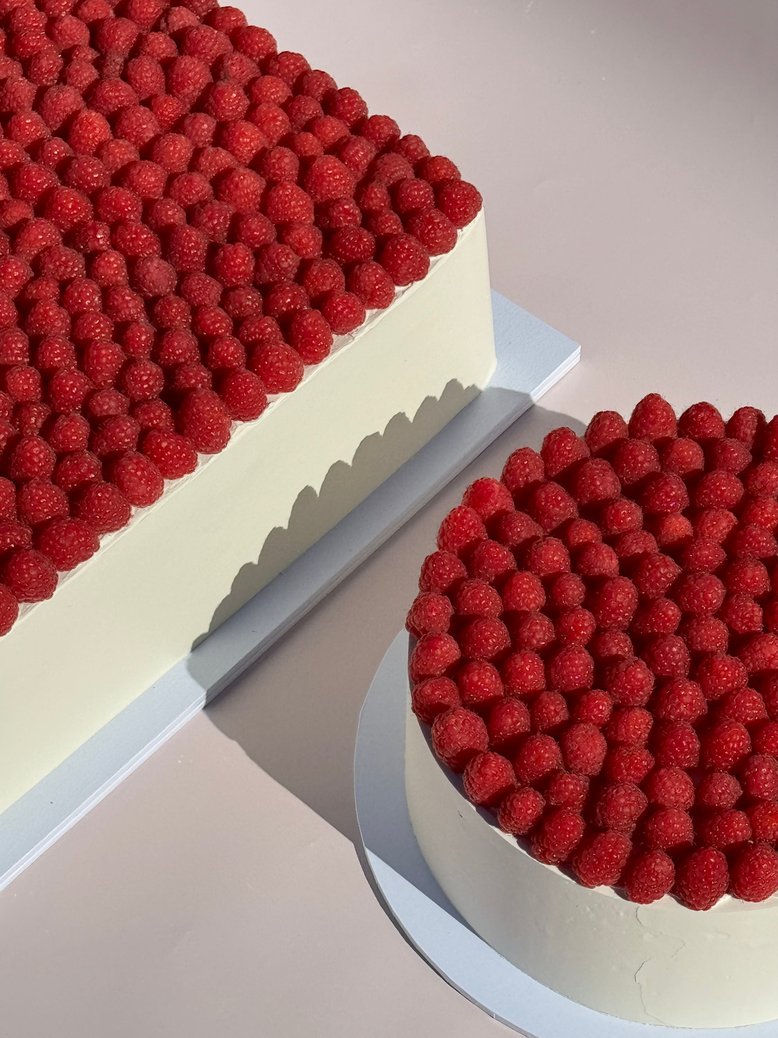 Fresh Raspberry Cake - From $132