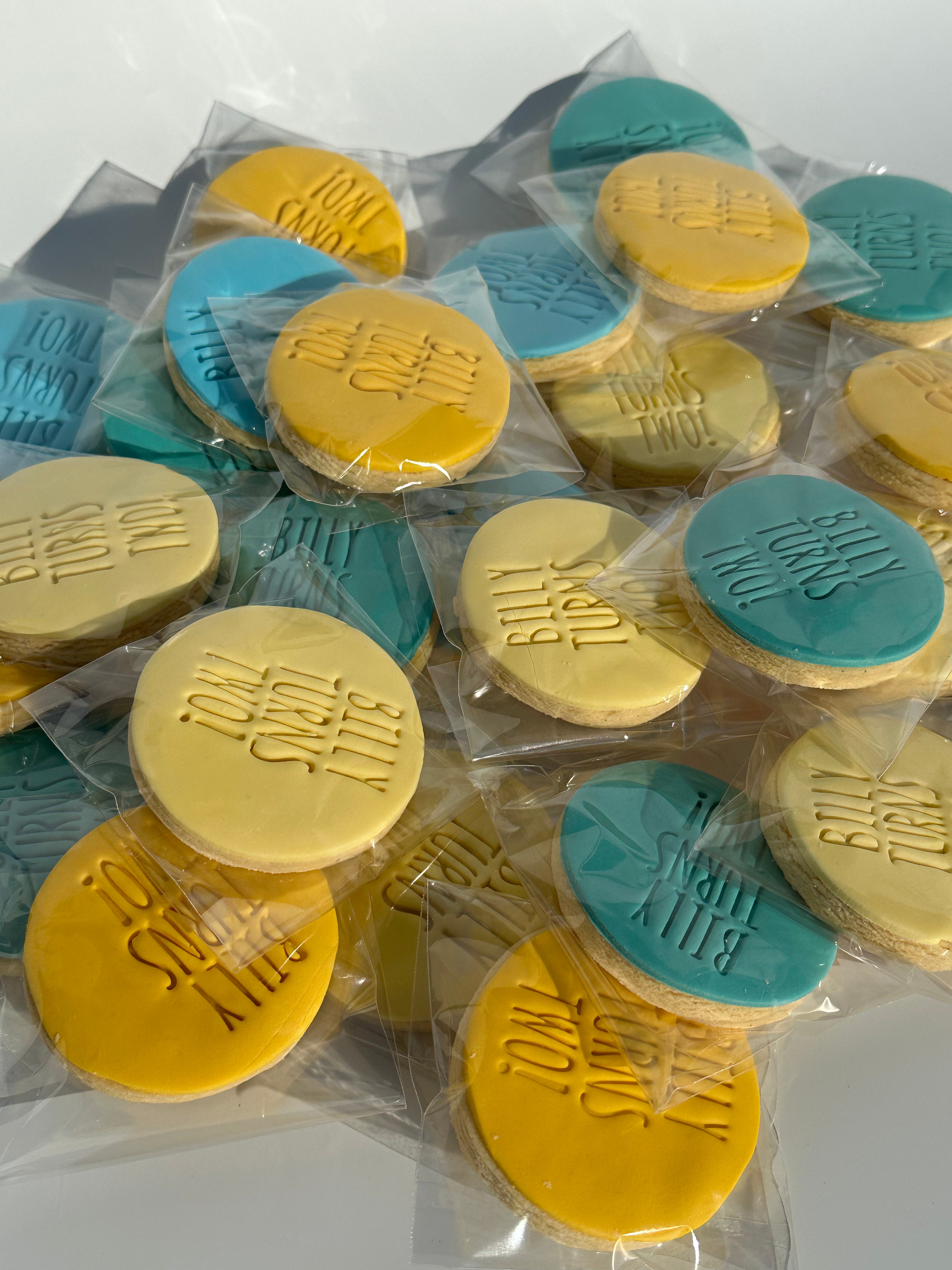 Custom Cookies (Min. of 20) - From $4.50