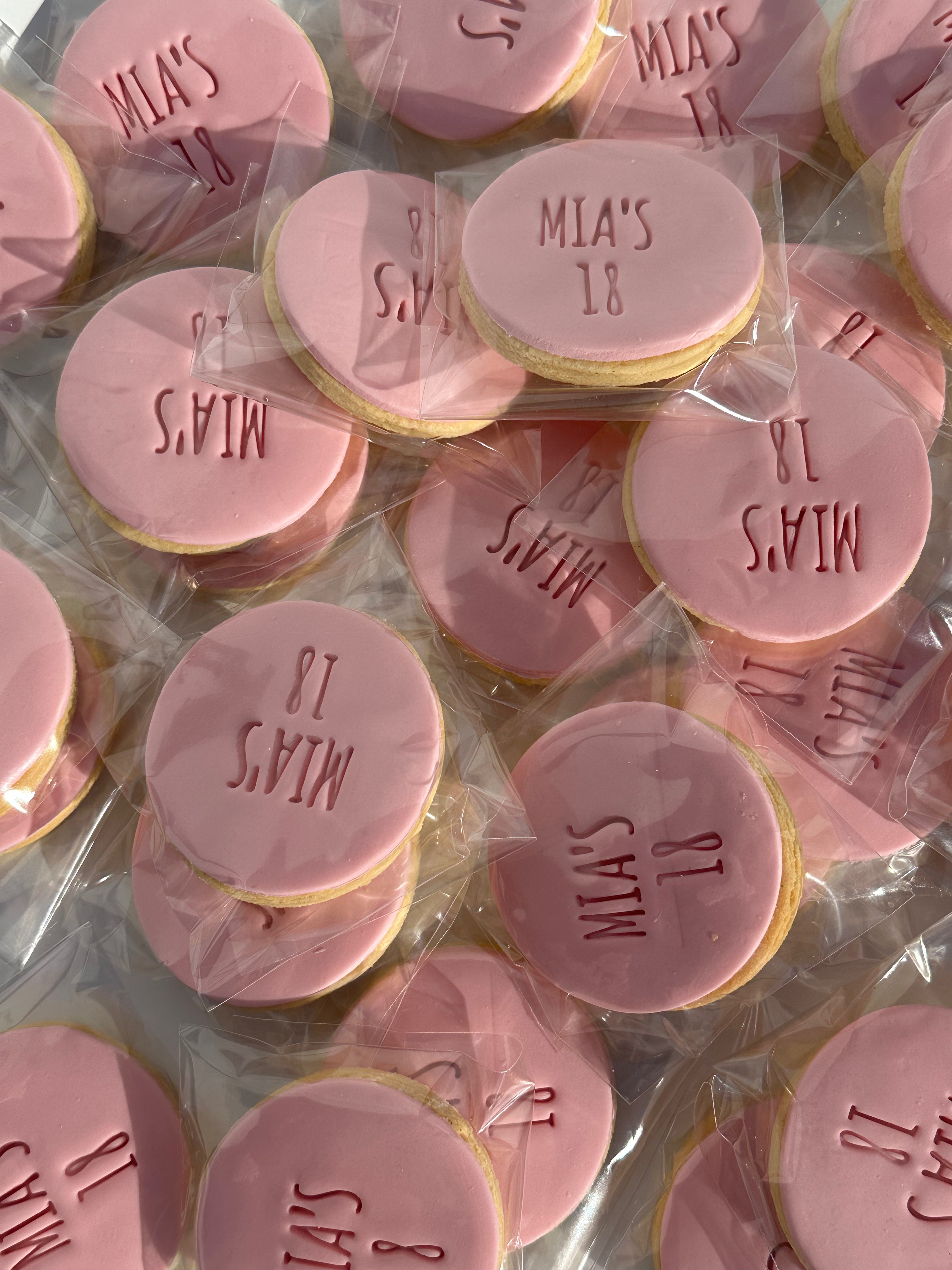 Custom Cookies (Min. of 100 from $6.95 each)