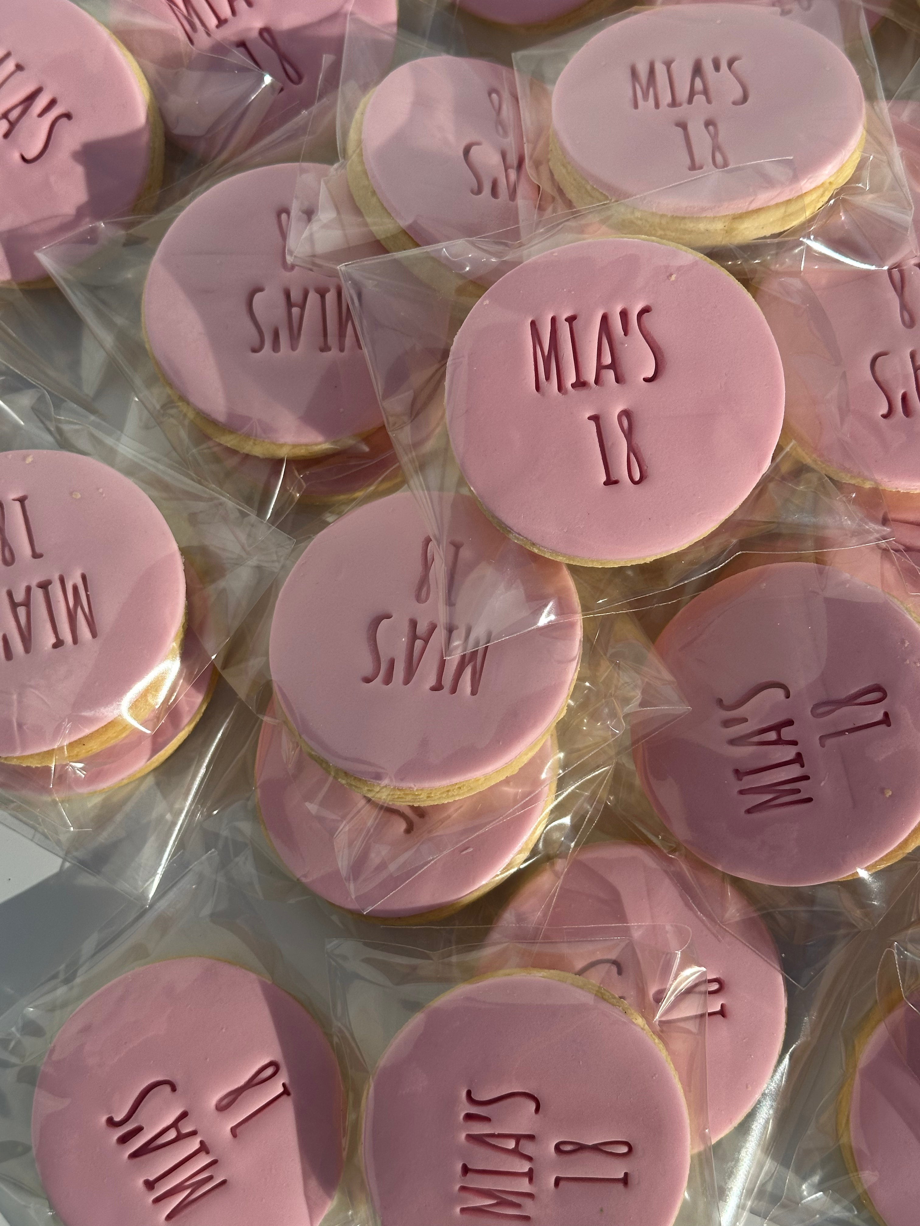 Custom Cookies (Min. of 20) - From $4.50