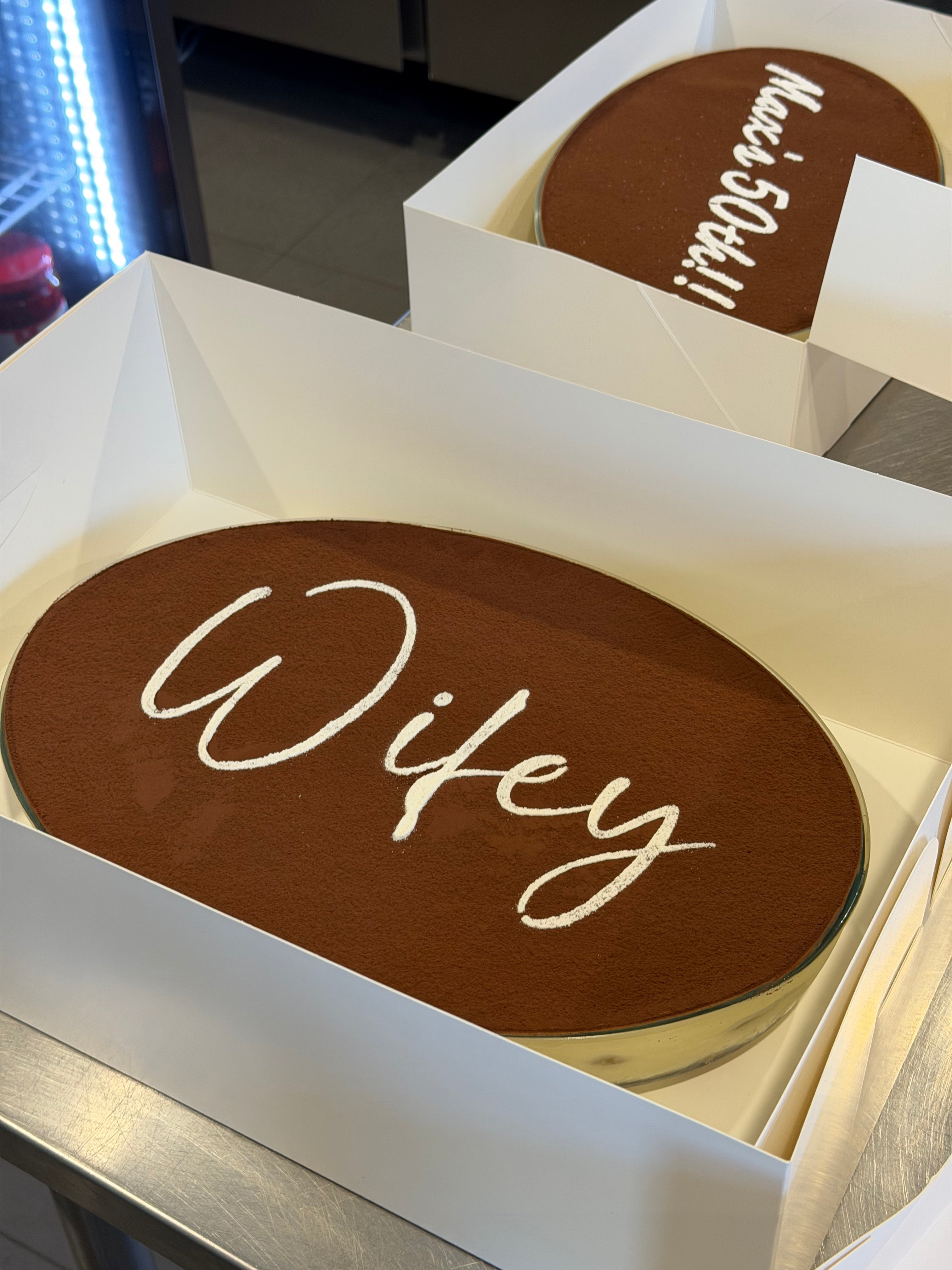 39cm Oval Tiramisu Glass Tray
