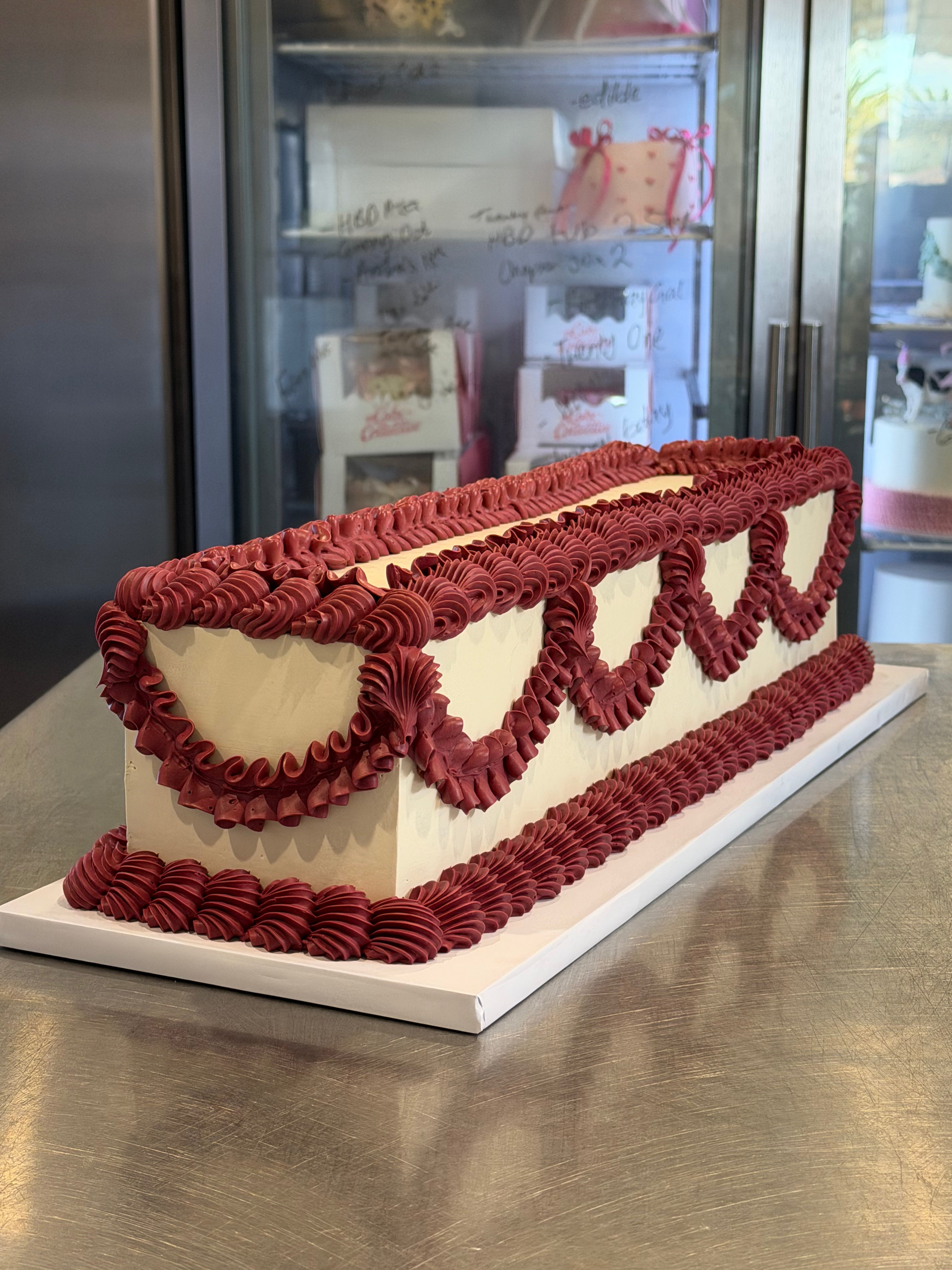 Long Rectangle Cake - From $480
