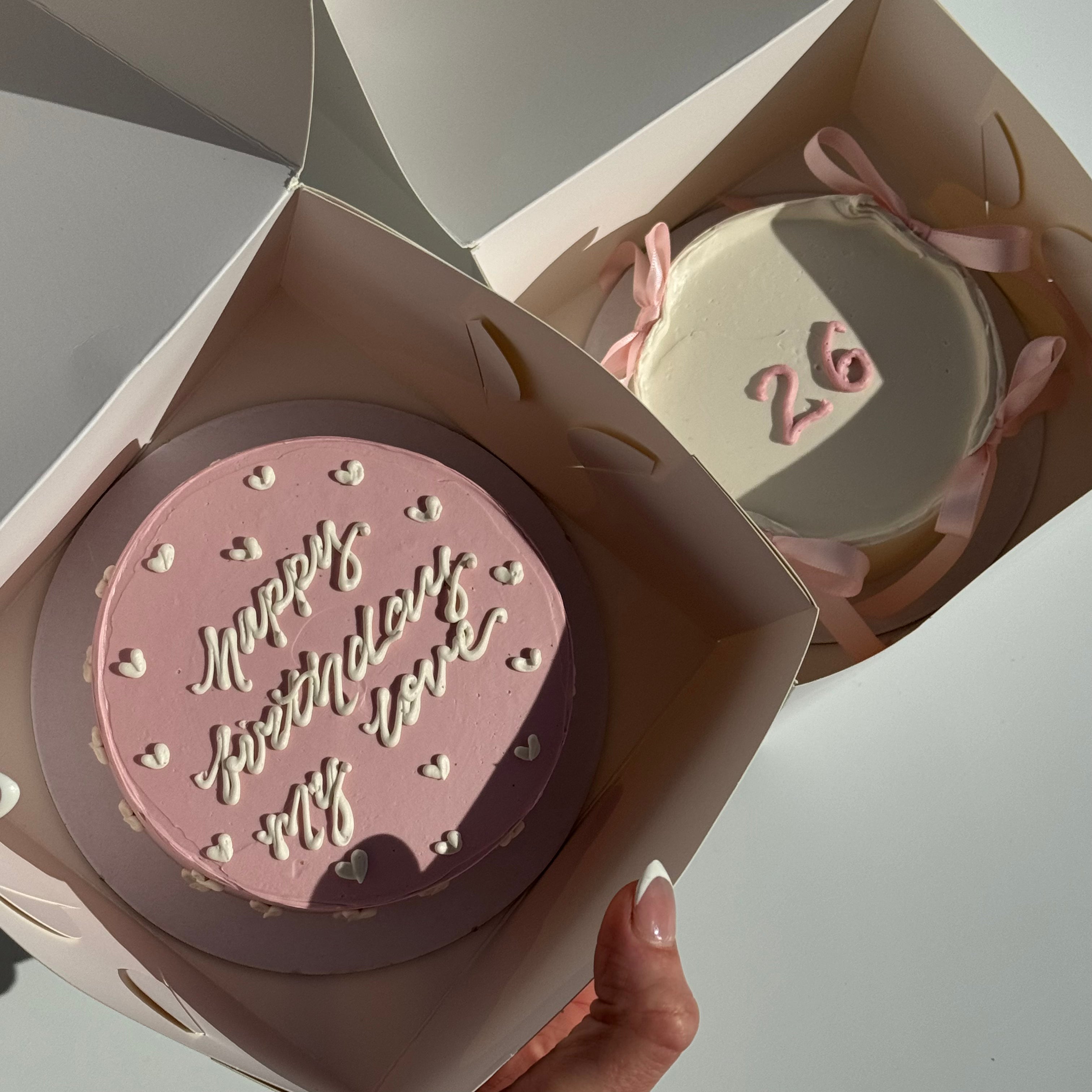 Birthday girl small cakes perth bow cake cute