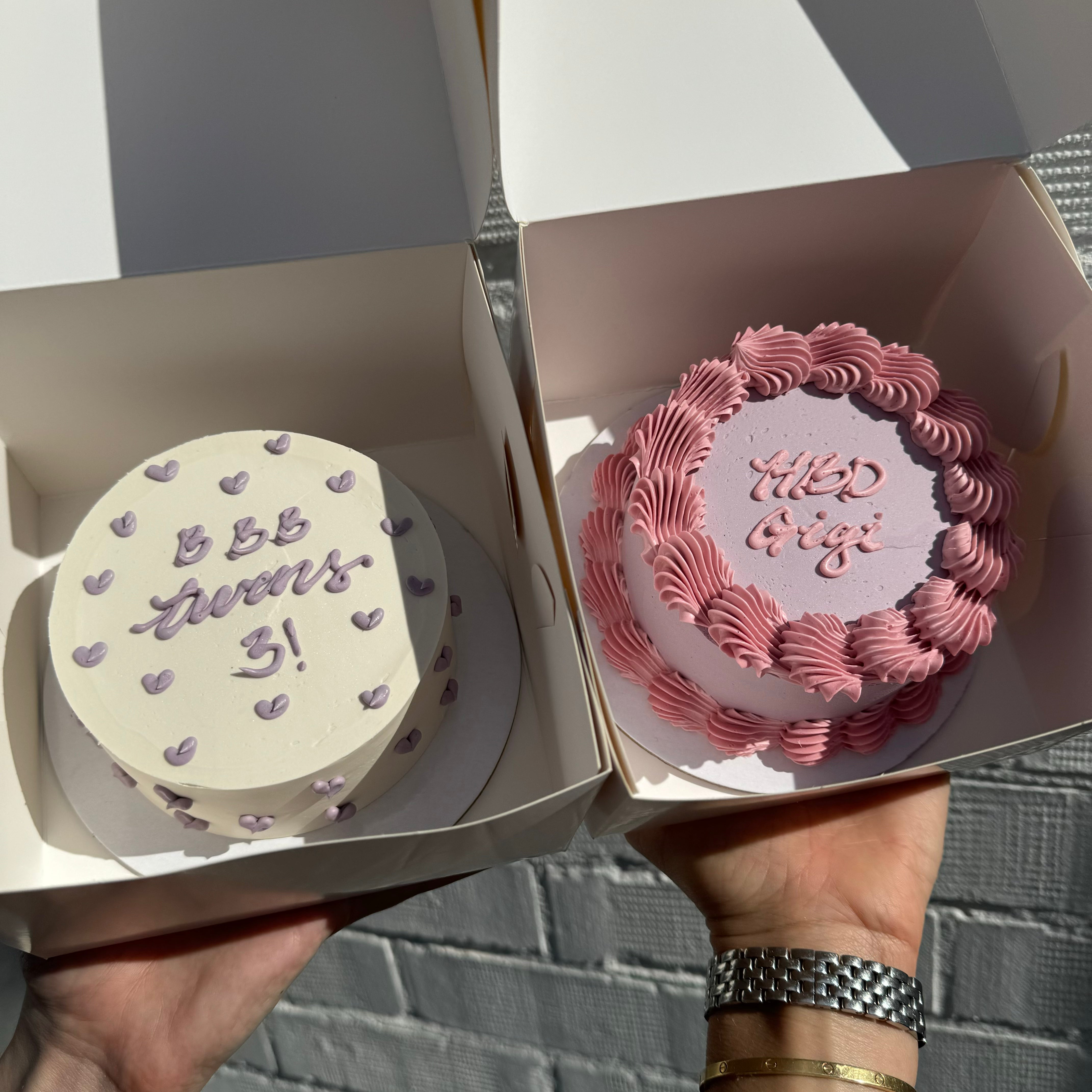 Birthday girl small cakes perth bow cake cute