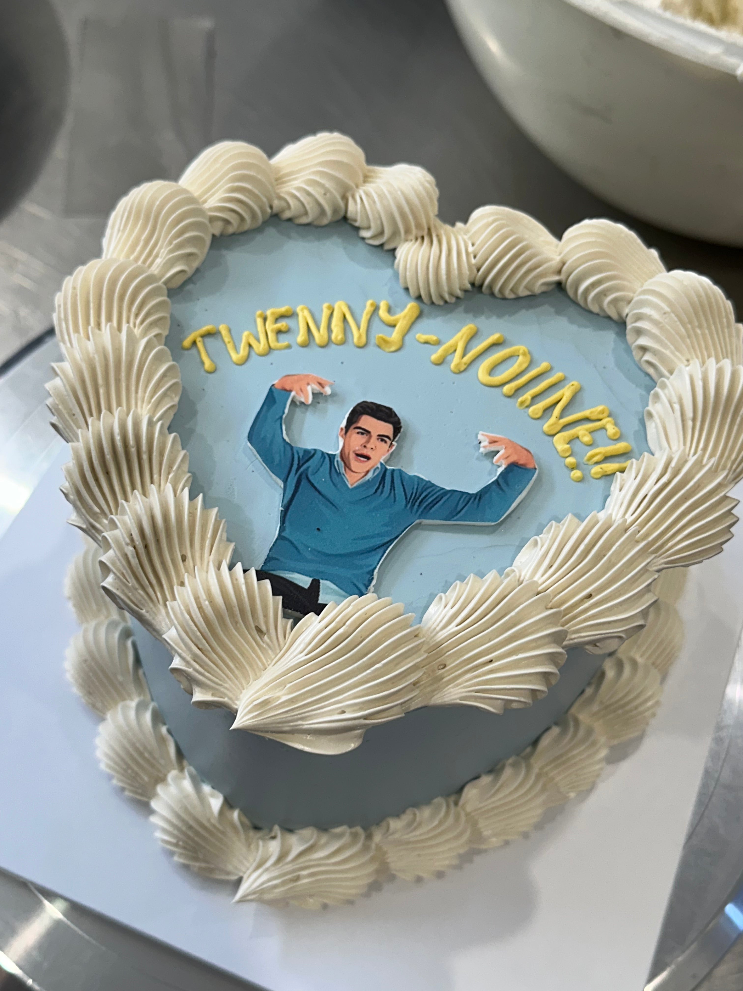 Retro Edible Image Cake - From $130