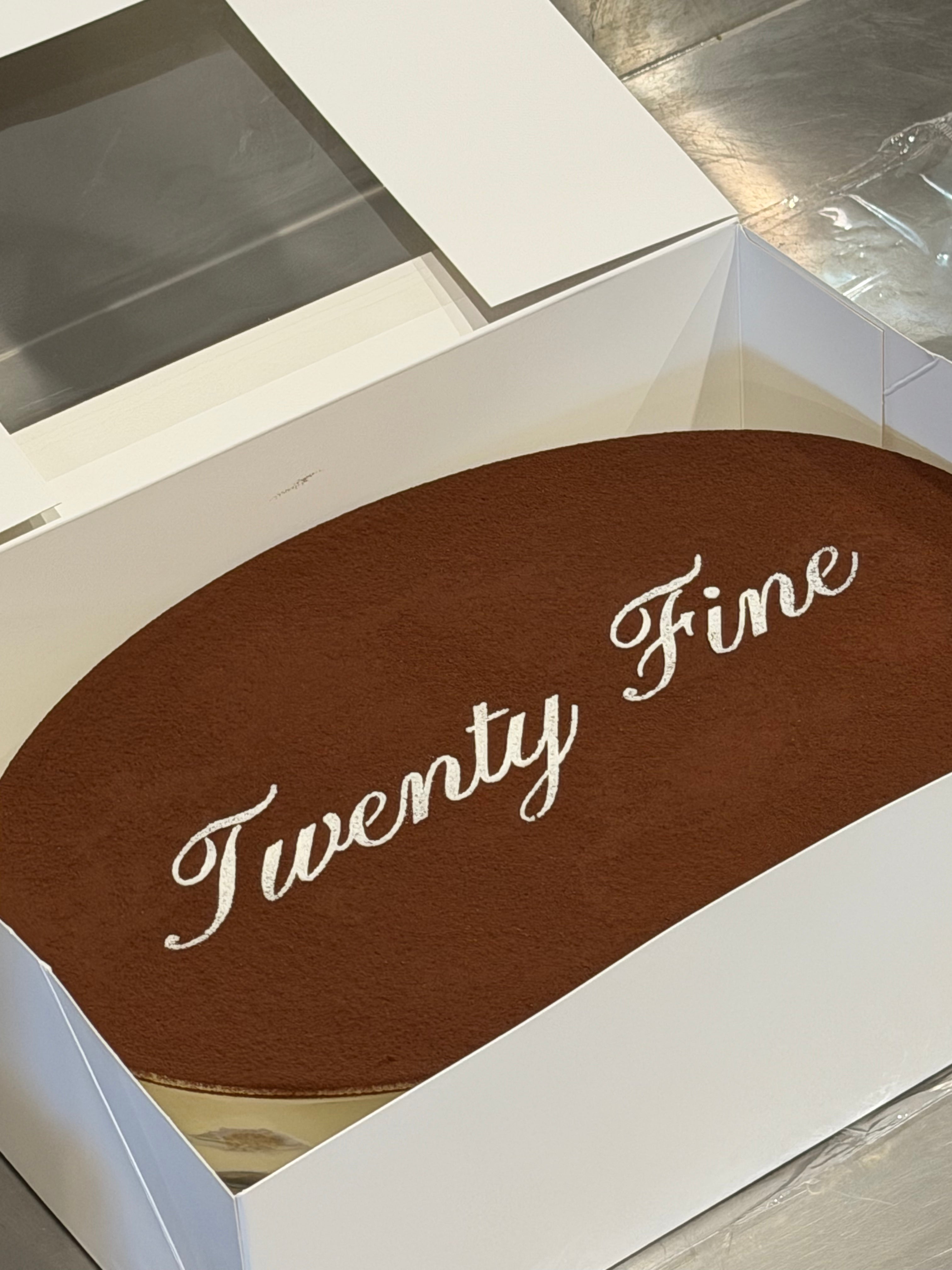 35cm Oval Tiramisu Glass Tray