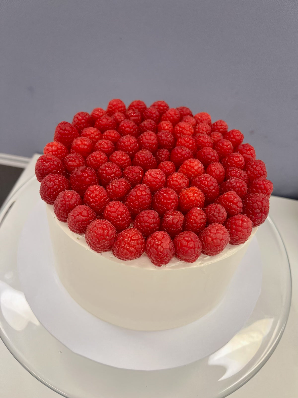 Fresh Raspberry Cake - From $80