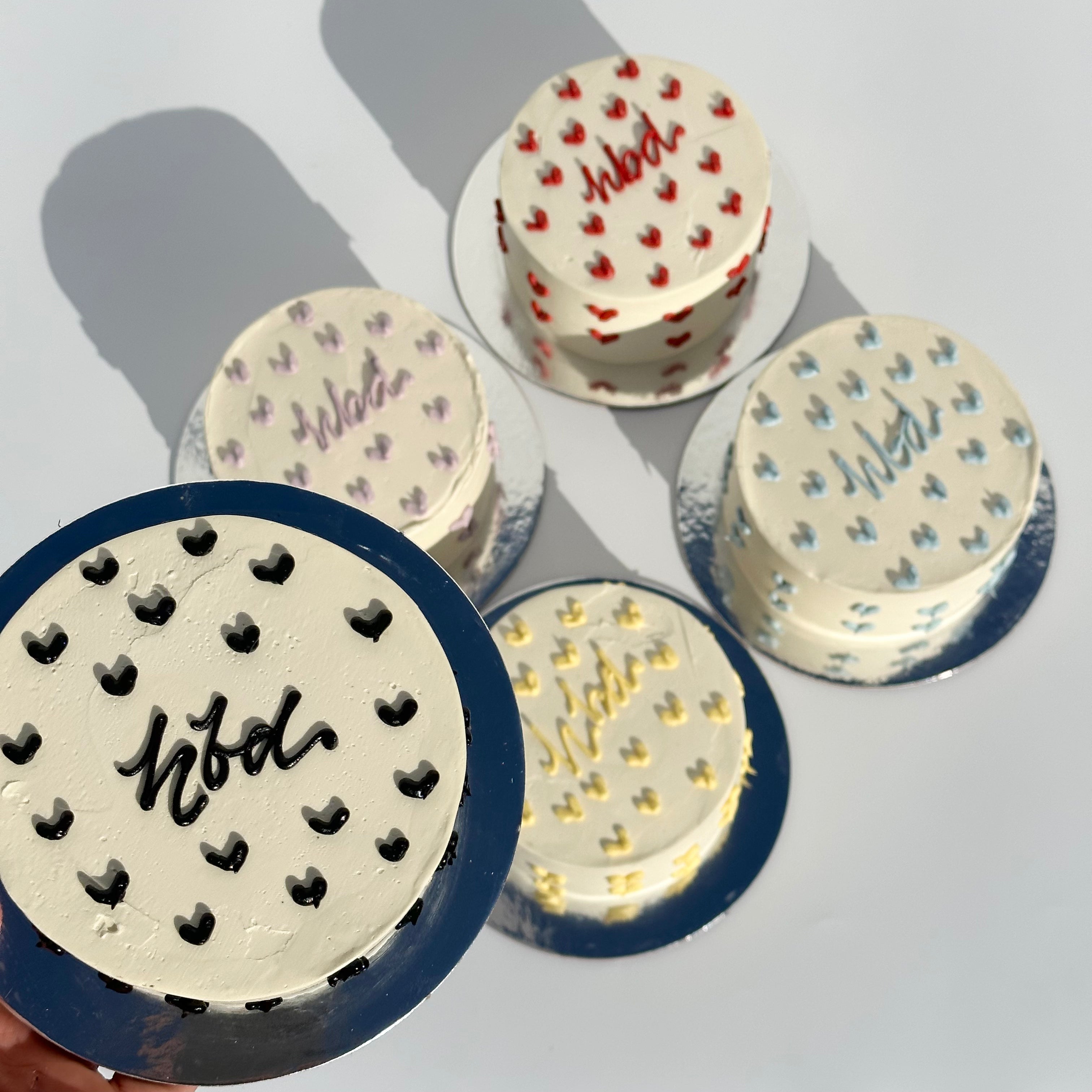 Birthday girl small cakes perth bow cake cute hbd