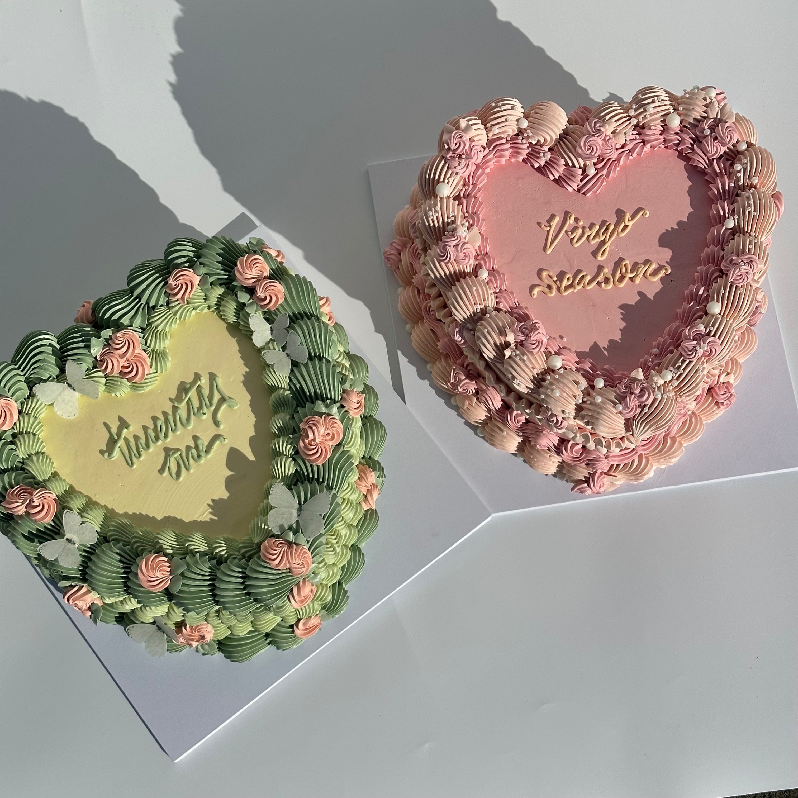 OTT Frilly Retro Cake - From $270 (6+ rows of piping, multi-coloured)