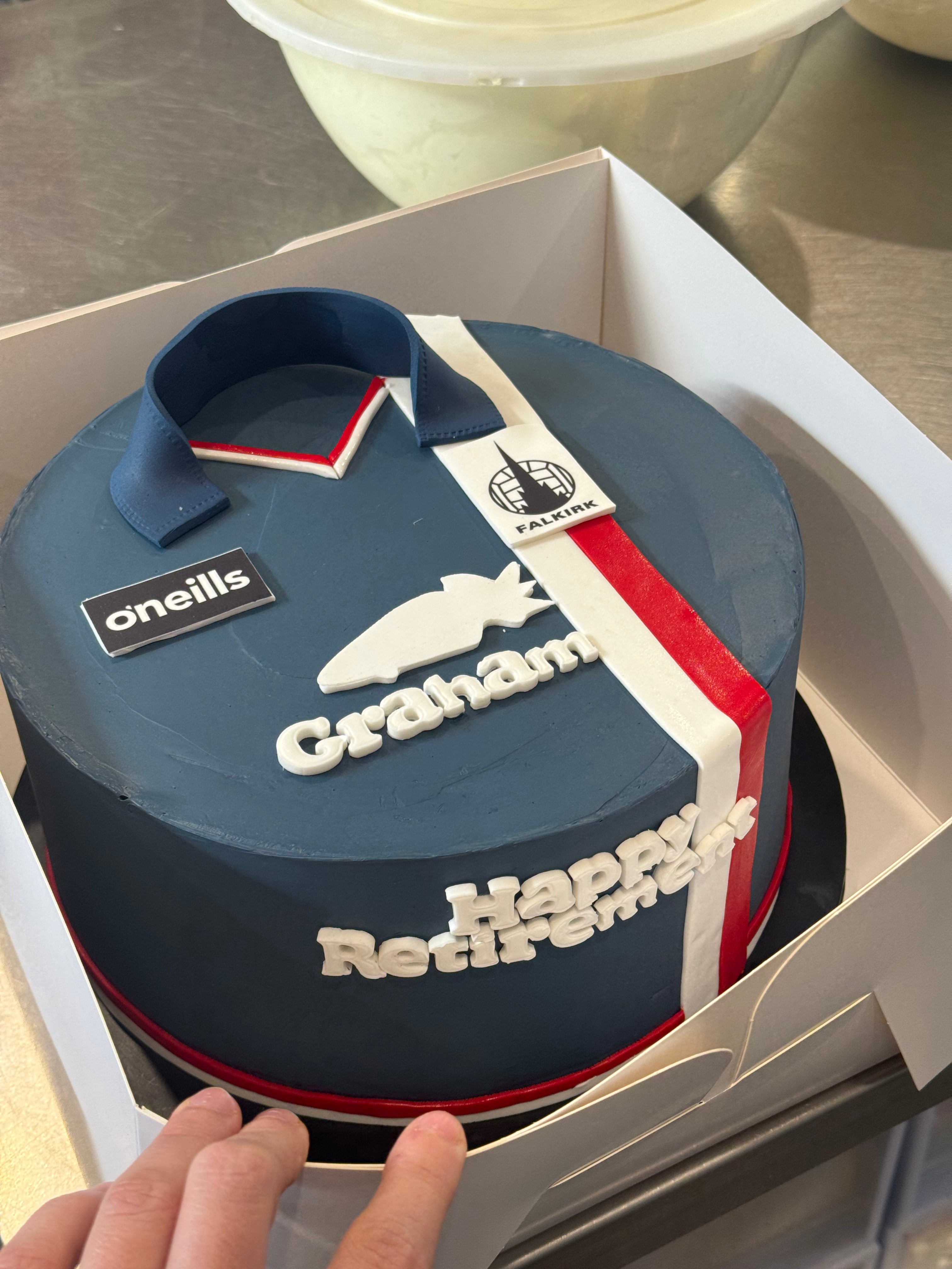 Soccer / football or AFL Jersey Cake - From $250