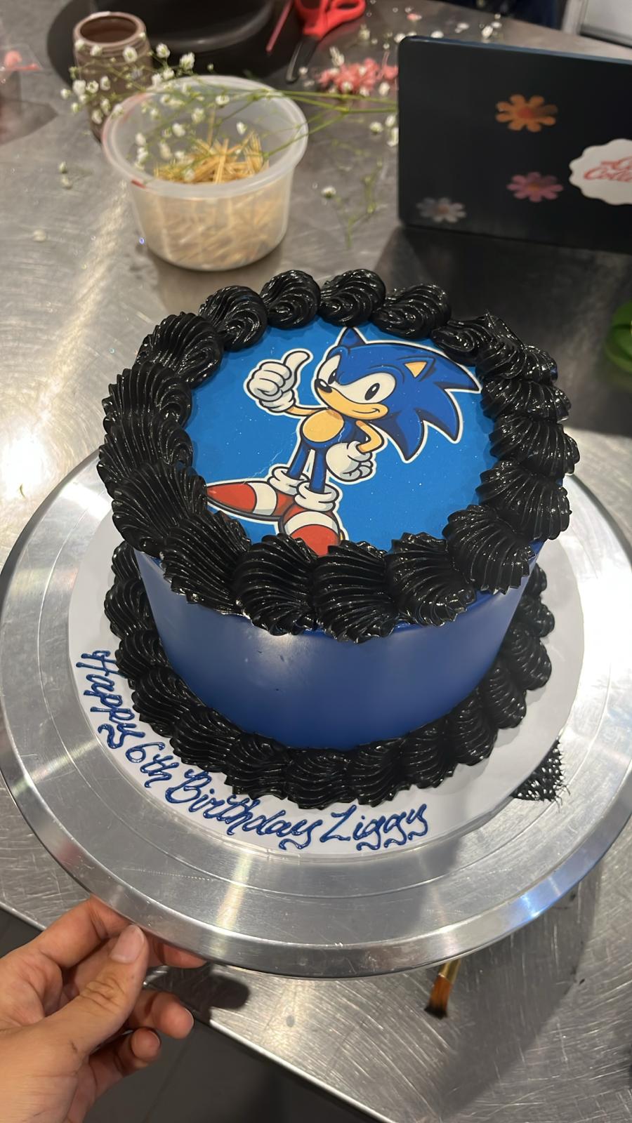 Retro Edible Image Cake - From $130