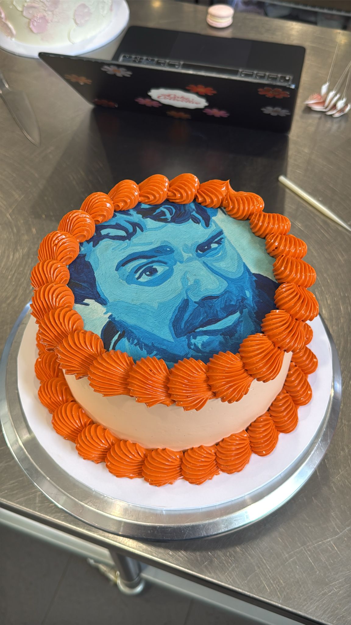 Retro Edible Image Cake - From $130