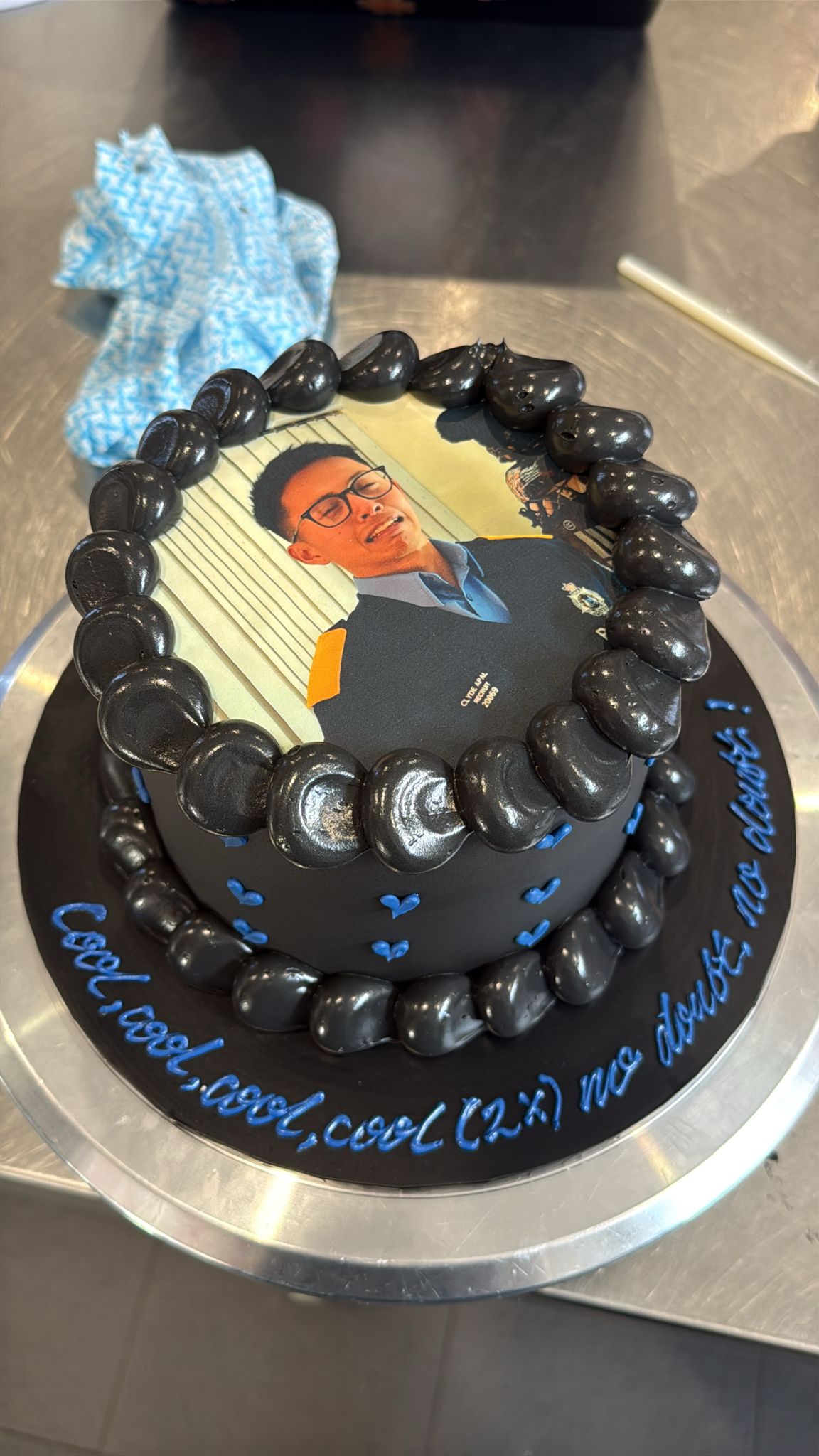 Retro Edible Image Cake - From $130