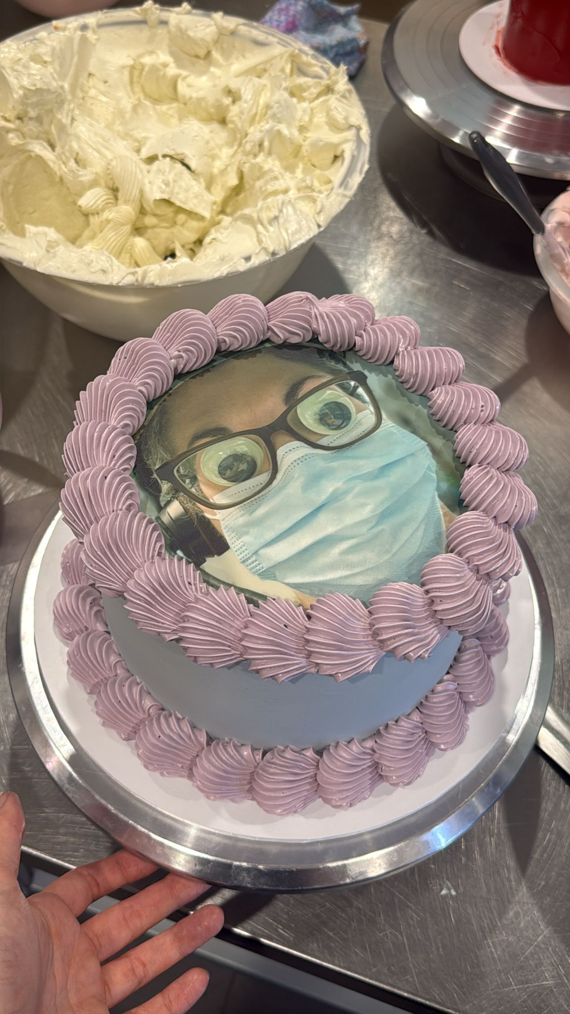 Retro Edible Image Cake - From $130