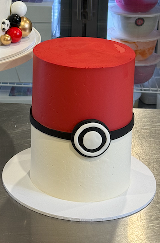 Red & White Poke Cake - From $200