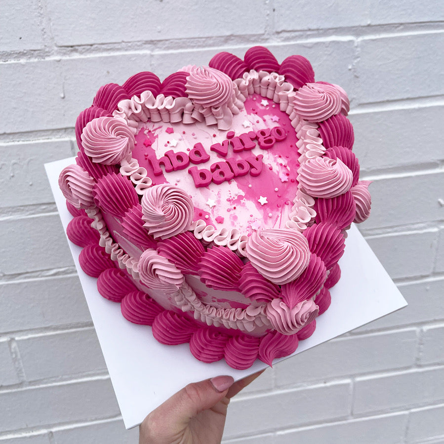 Rainbow Pastel Retro Cake - From $174