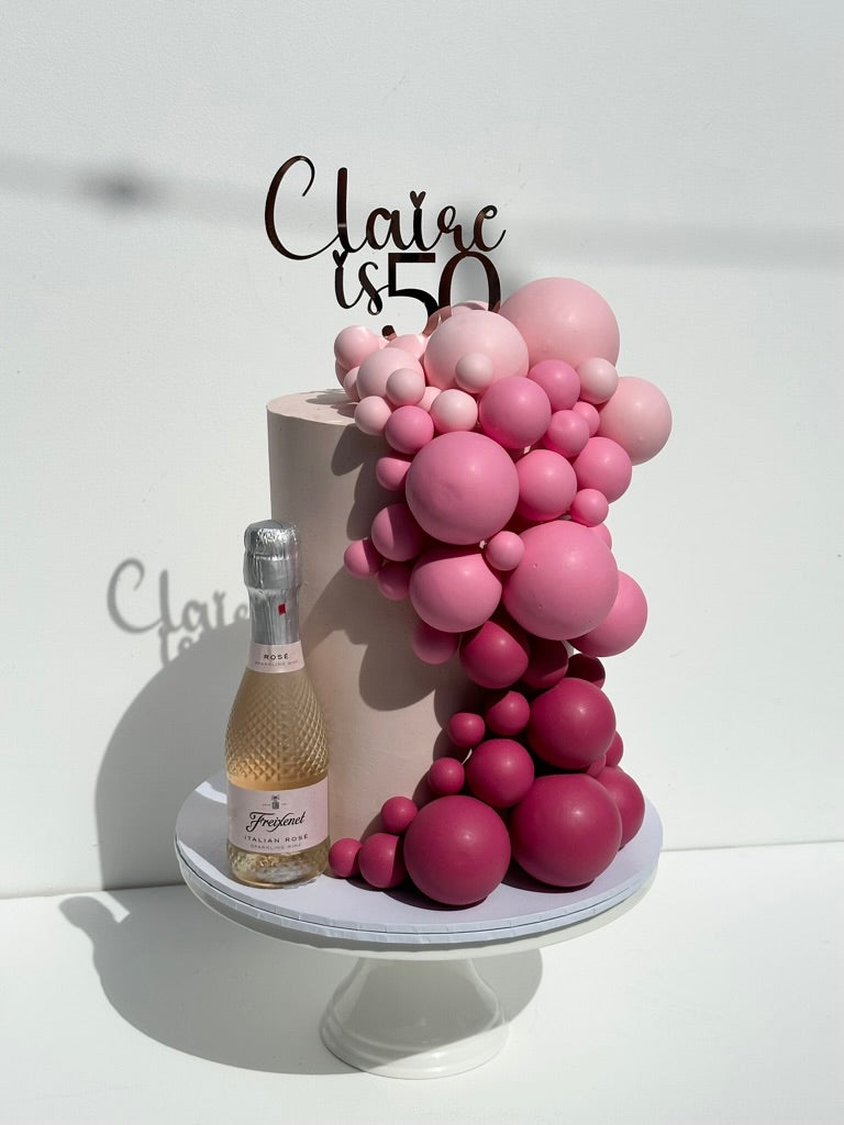 Champagne Bubbles Cake - From $319