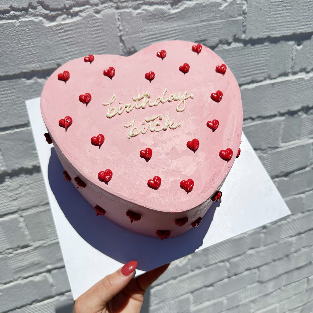Retro Text Cake