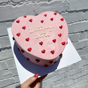 Retro Text Cake