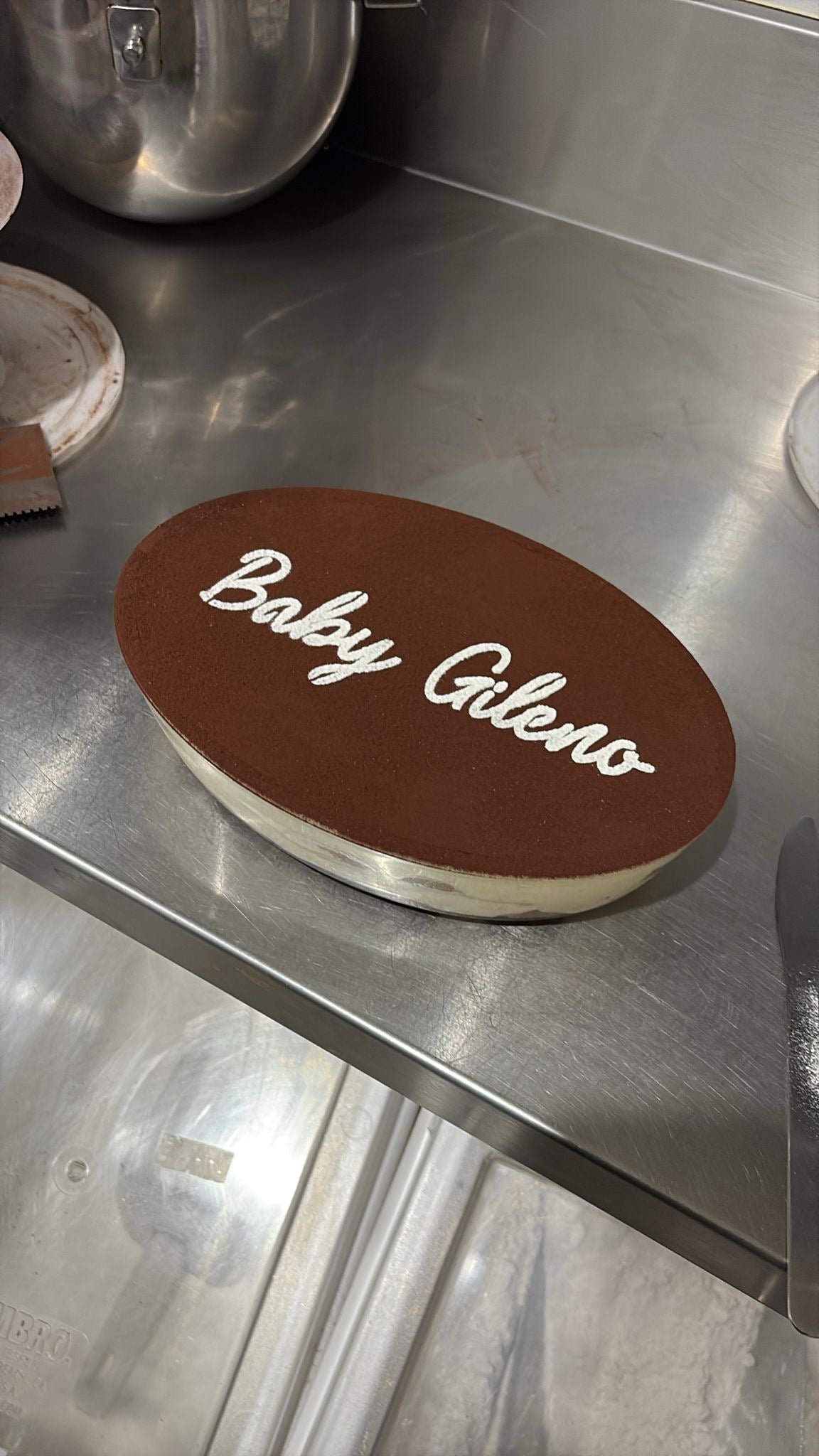 25cm Oval Tiramisu Glass Tray