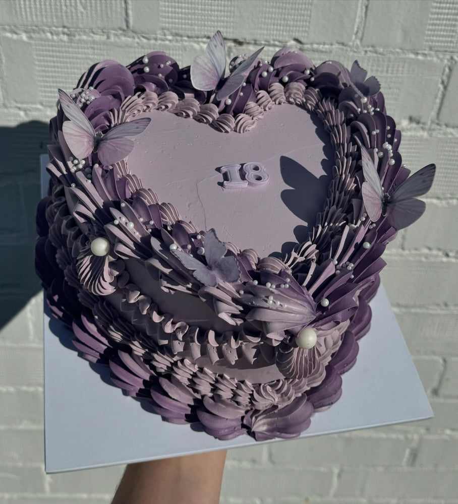 OTT Frilly LOVEHEART Cake