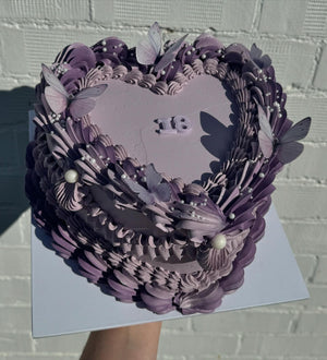 OTT Frilly LOVEHEART Cake
