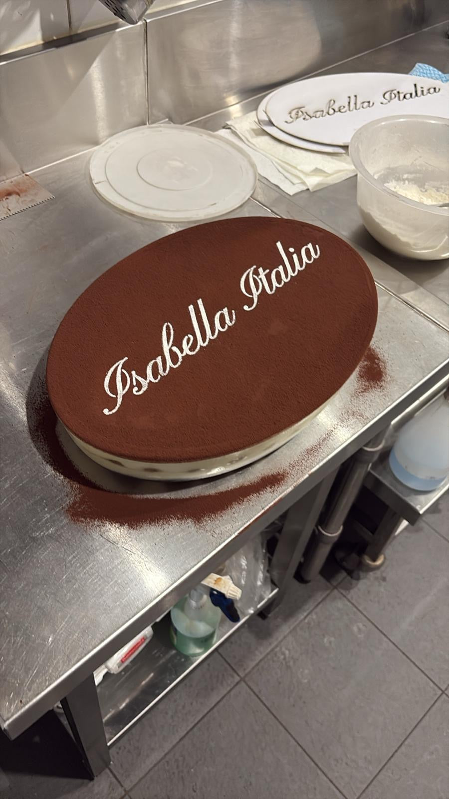 39cm Oval Tiramisu Glass Tray