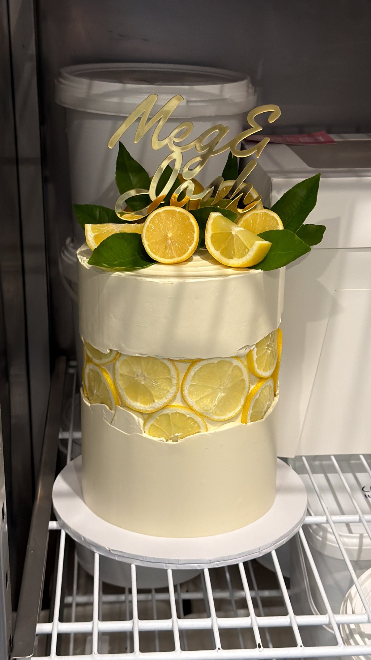 Lemon Fault Line Cake - From $430