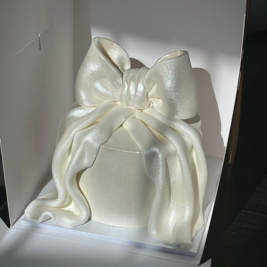 Flawless Shimmering Bow Cake Tutorial - $55