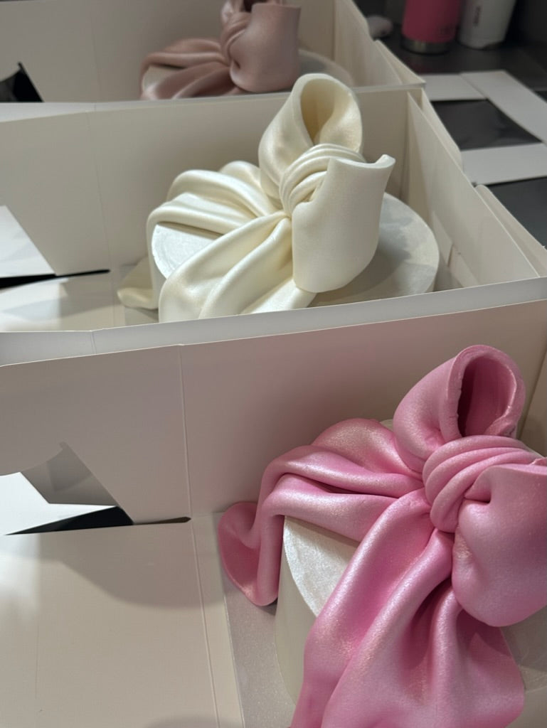 Flawless Shimmering Bow Cake Tutorial - $55