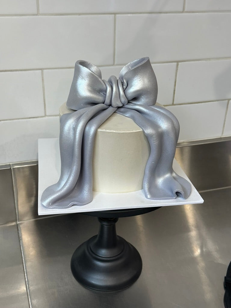 Flawless Shimmering Bow Cake Tutorial - $55