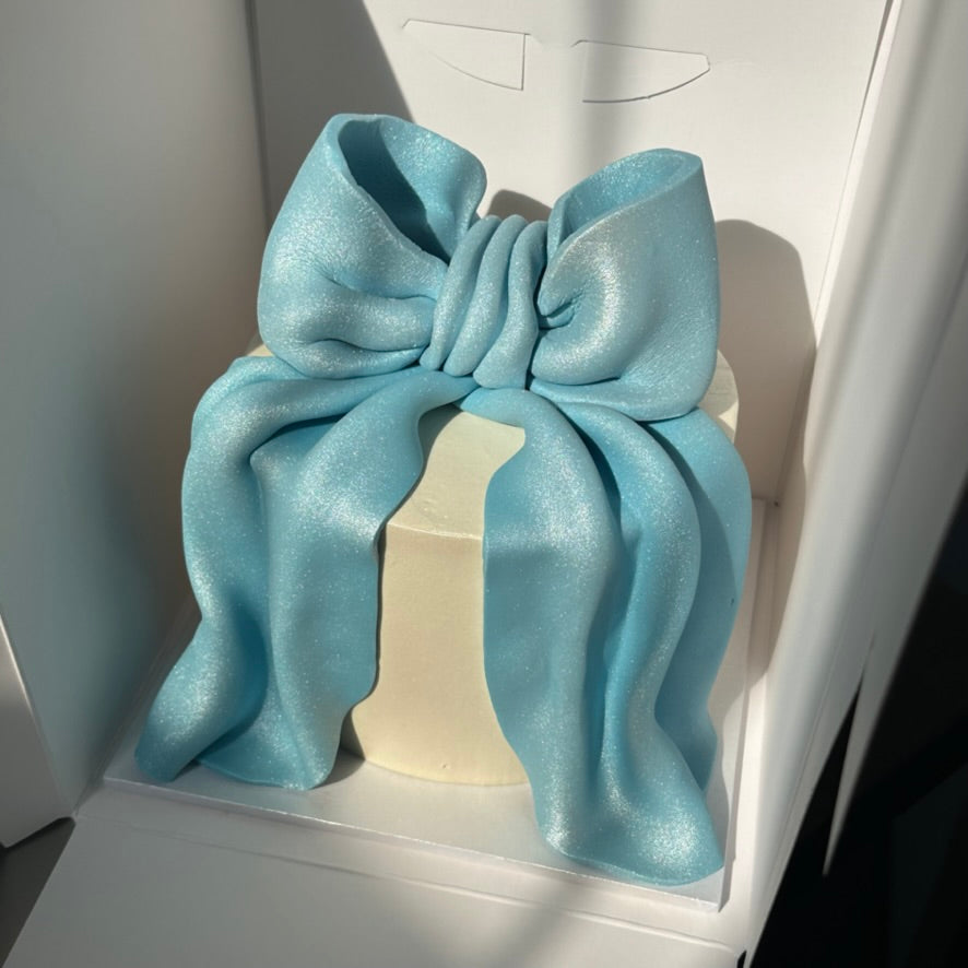 Flawless Shimmering Bow Cake Tutorial - $55