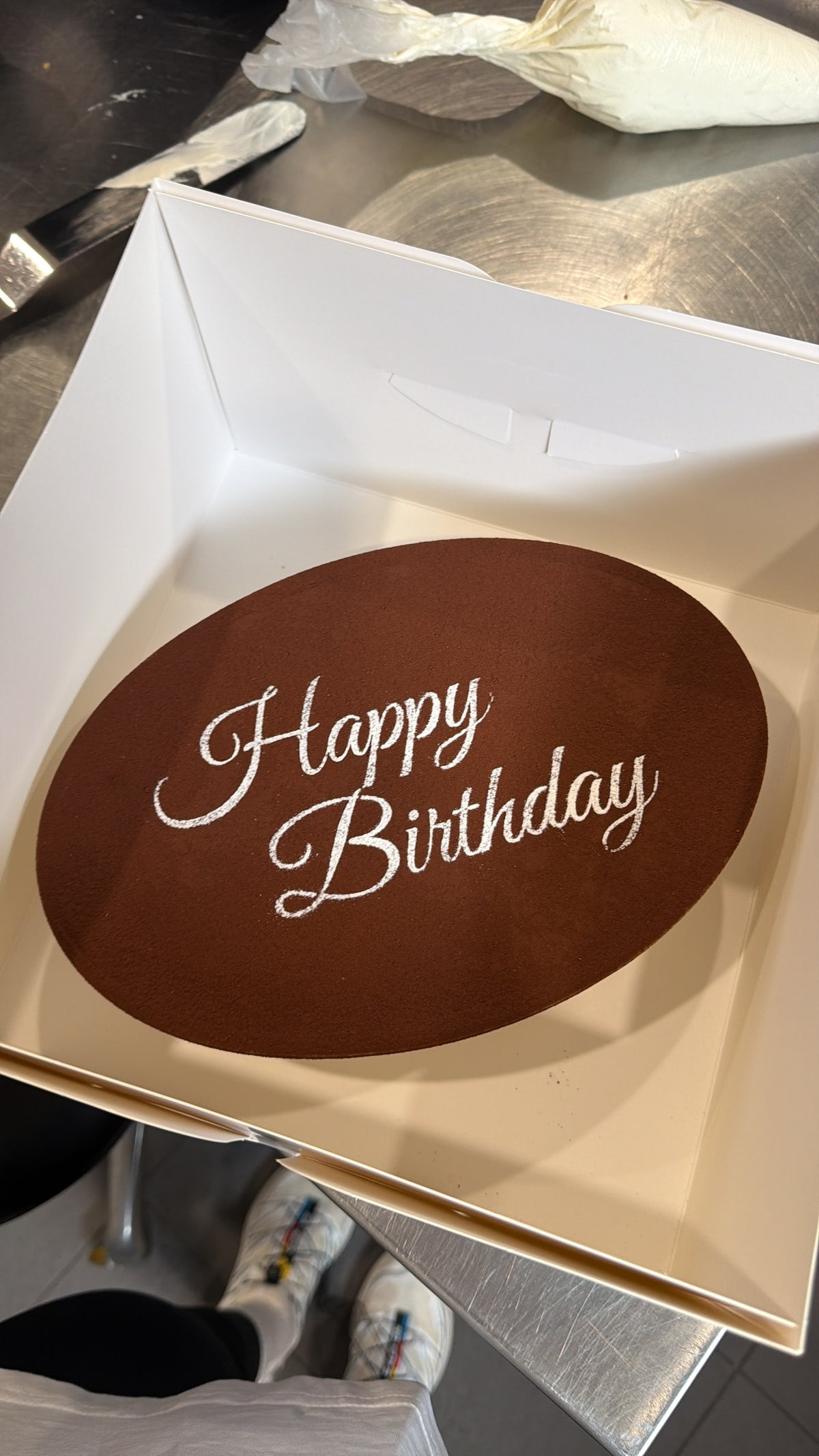 25cm Oval Tiramisu Glass Tray