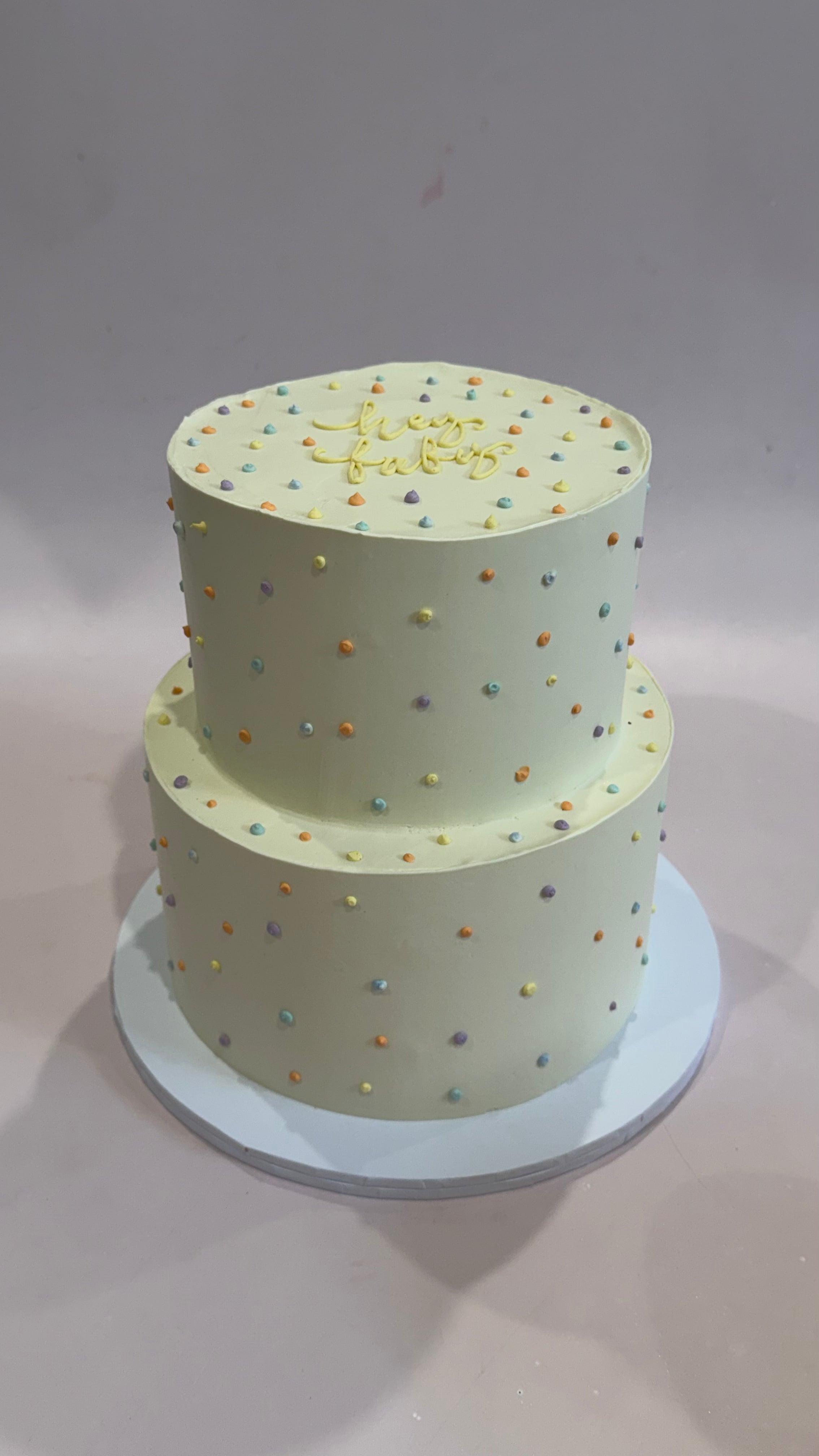 Hand-Piped Lovehearts Cake - From $105
