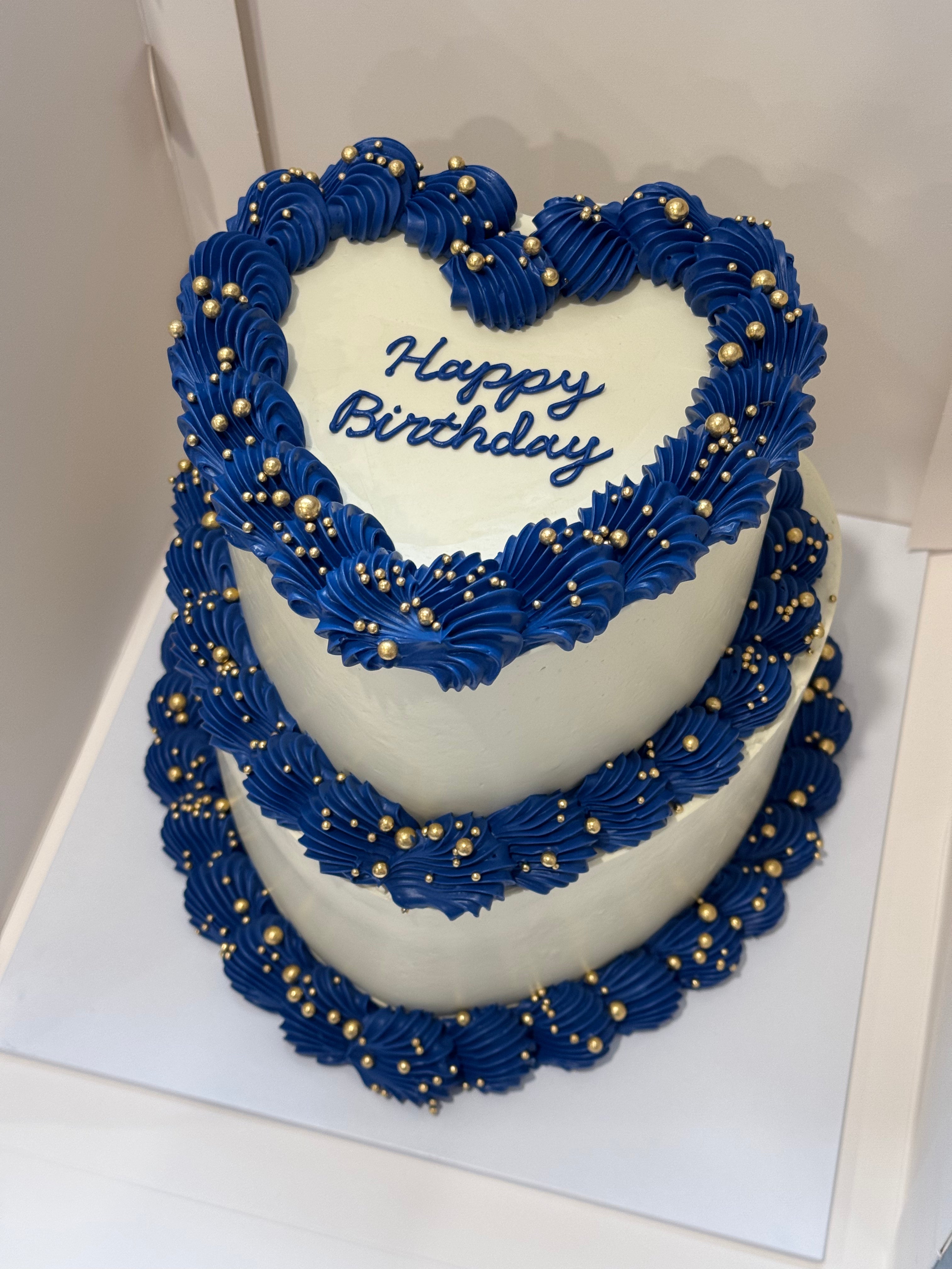 Simple Retro Text Cake - From $88