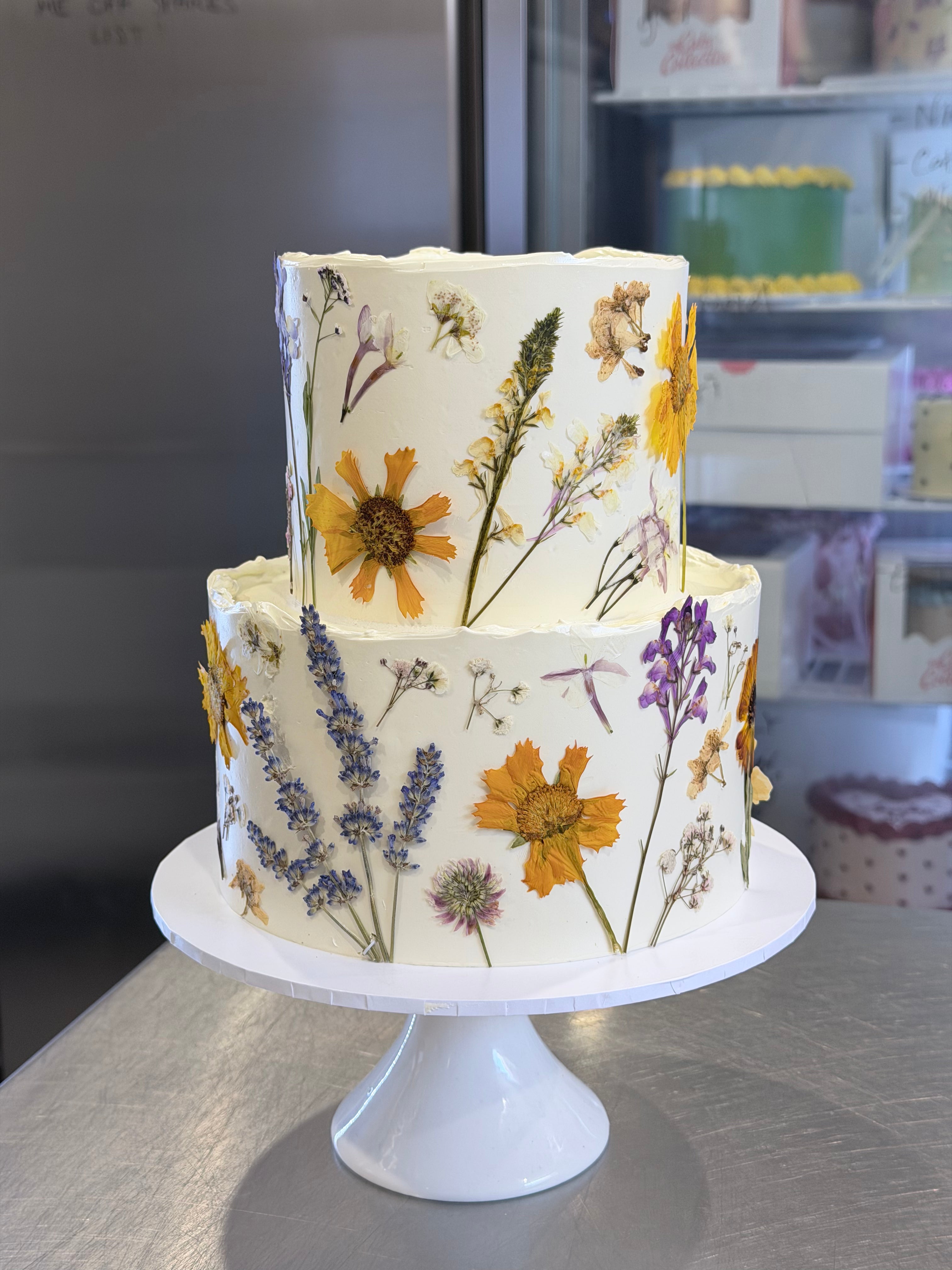 Pressed Flower Cake - From $300