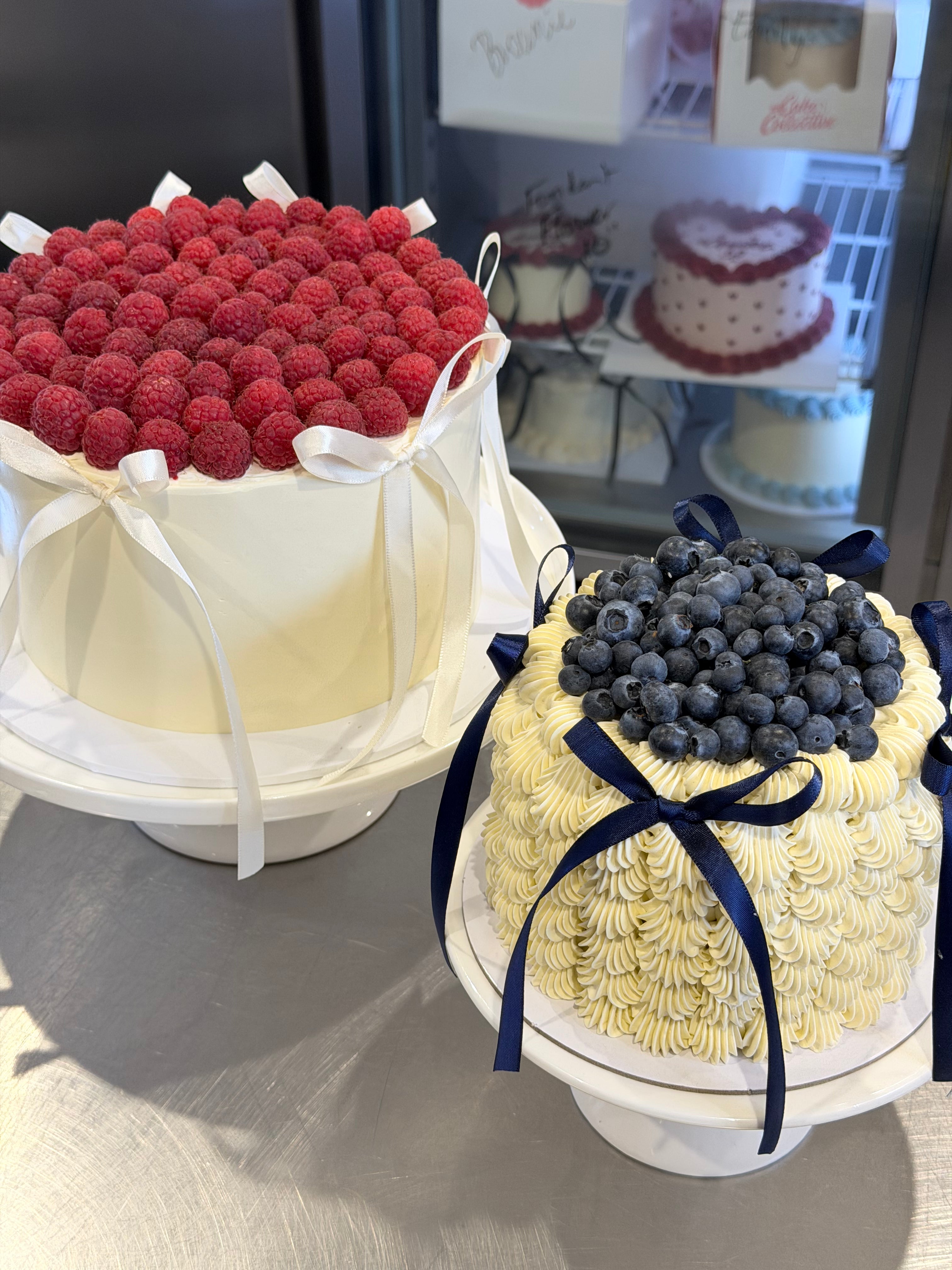 Fresh Raspberry Cake - From $150